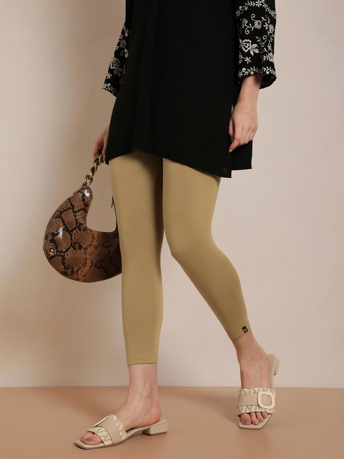 Twin Birds Women's Viscose High-Ankle Leggings - Image 82