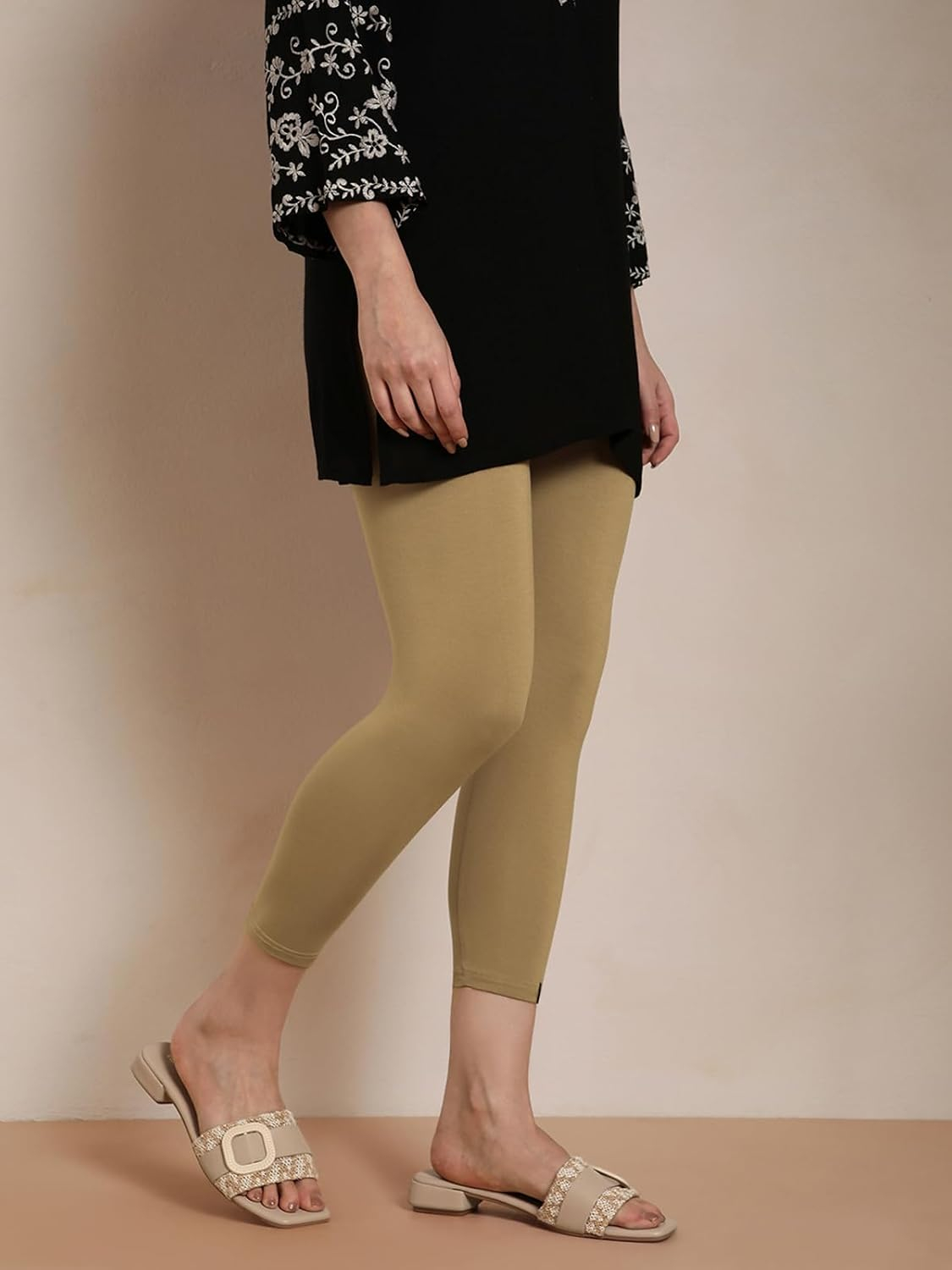 Twin Birds Women's Viscose High-Ankle Leggings - Image 83