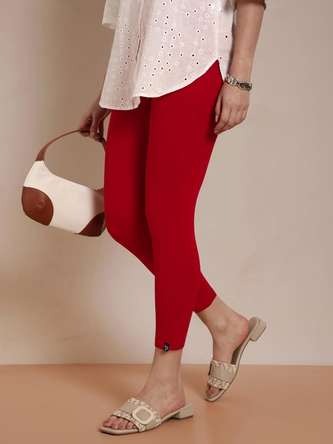 Twin Birds Women's Viscose High-Ankle Leggings - Image 88