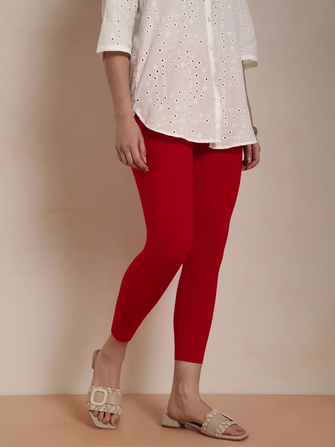 Twin Birds Women's Viscose High-Ankle Leggings - Image 89