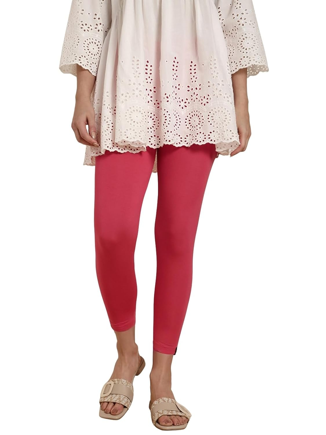 Twin Birds Women's Viscose High-Ankle Leggings - Image 93