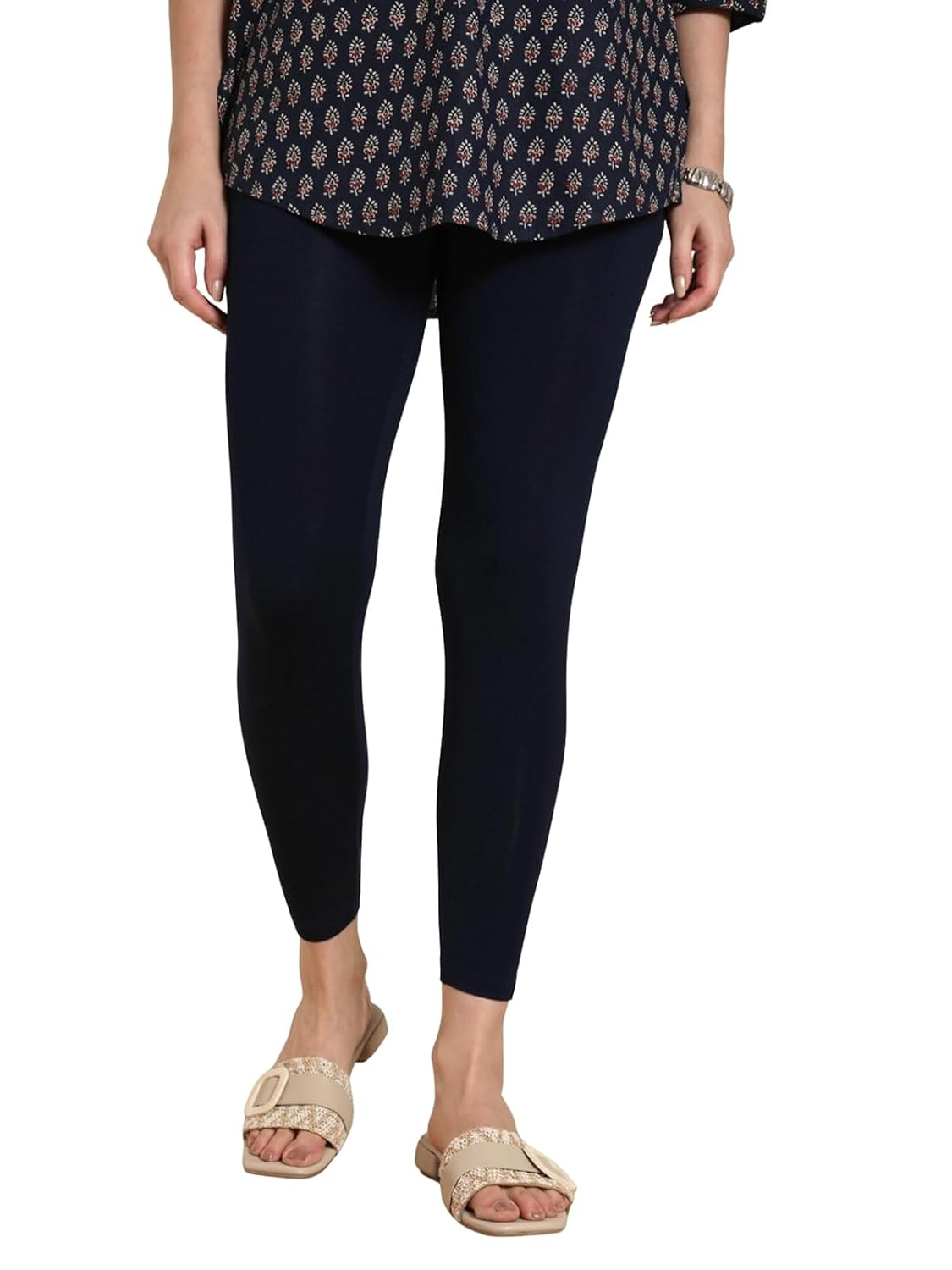 Twin Birds Women's Viscose High-Ankle Leggings - Image 99