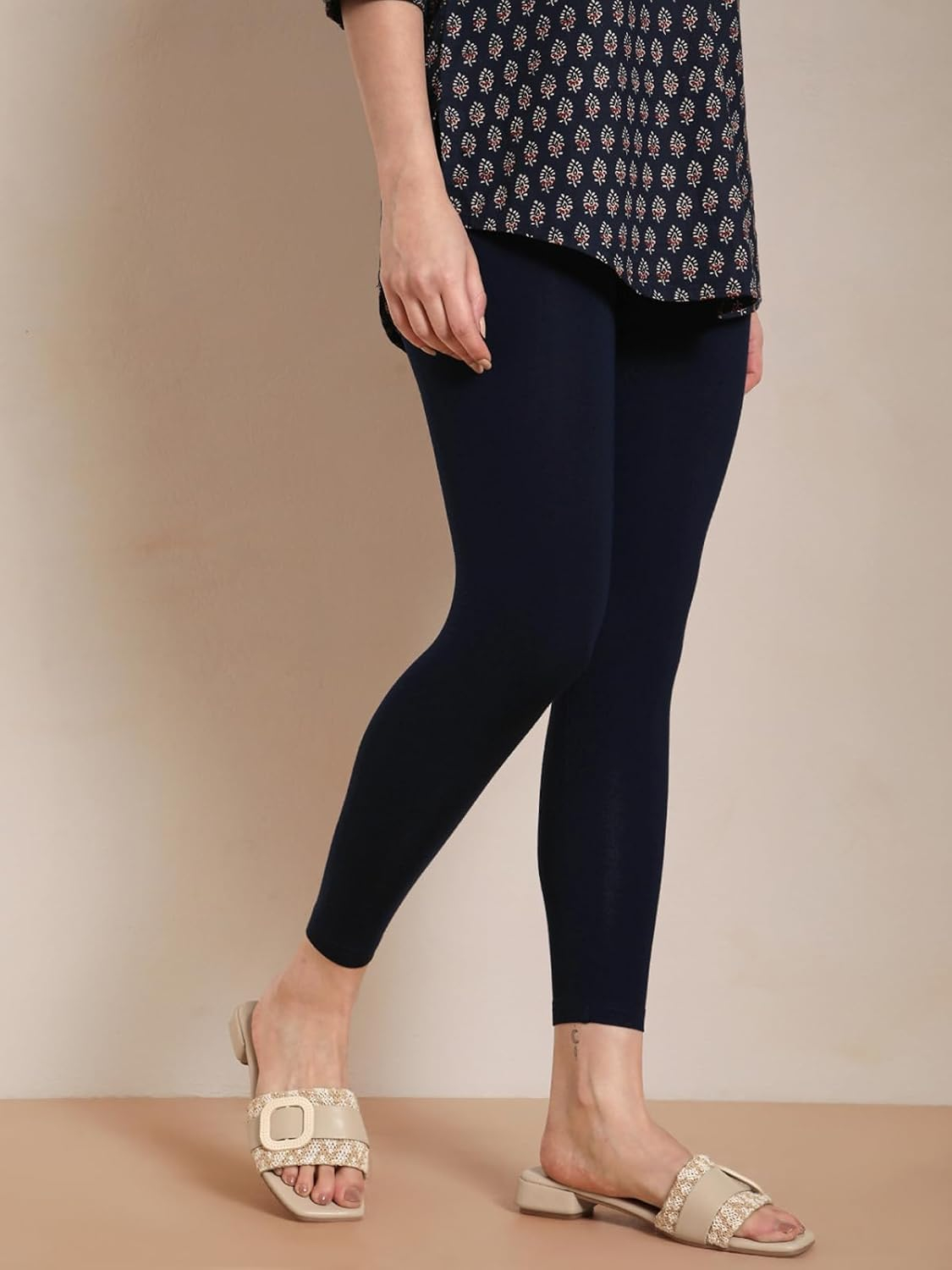 Twin Birds Women's Viscose High-Ankle Leggings - Image 101