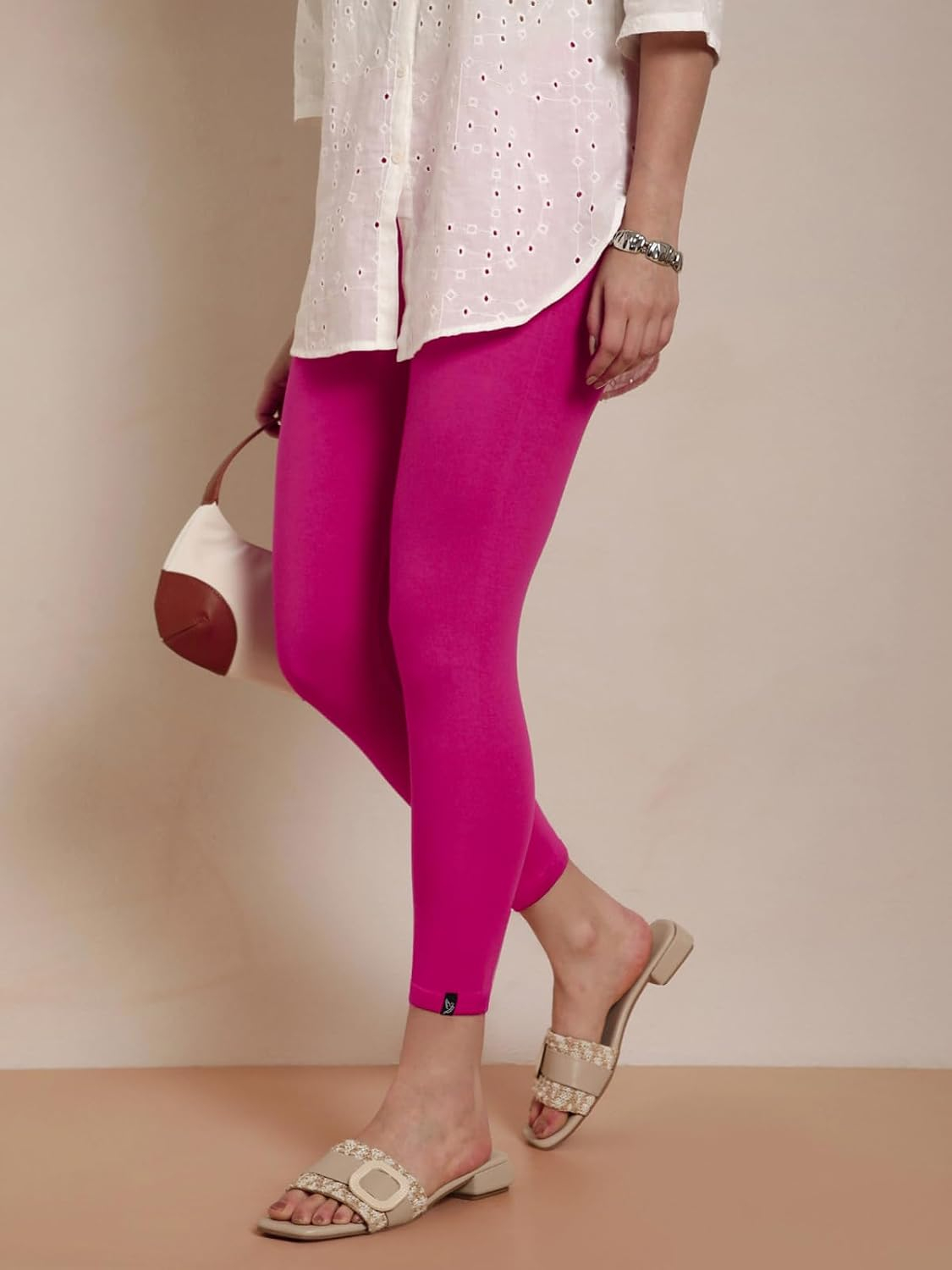 Twin Birds Women's Viscose High-Ankle Leggings - Image 106