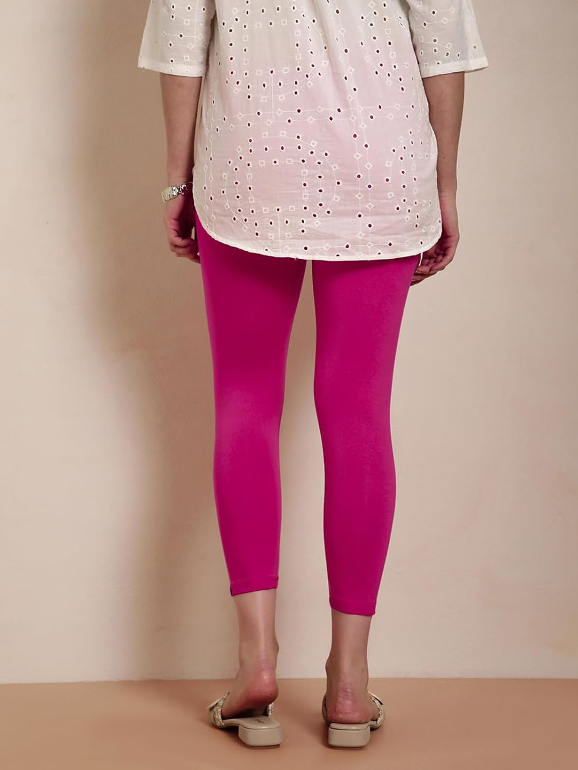 Twin Birds Women's Viscose High-Ankle Leggings - Image 108
