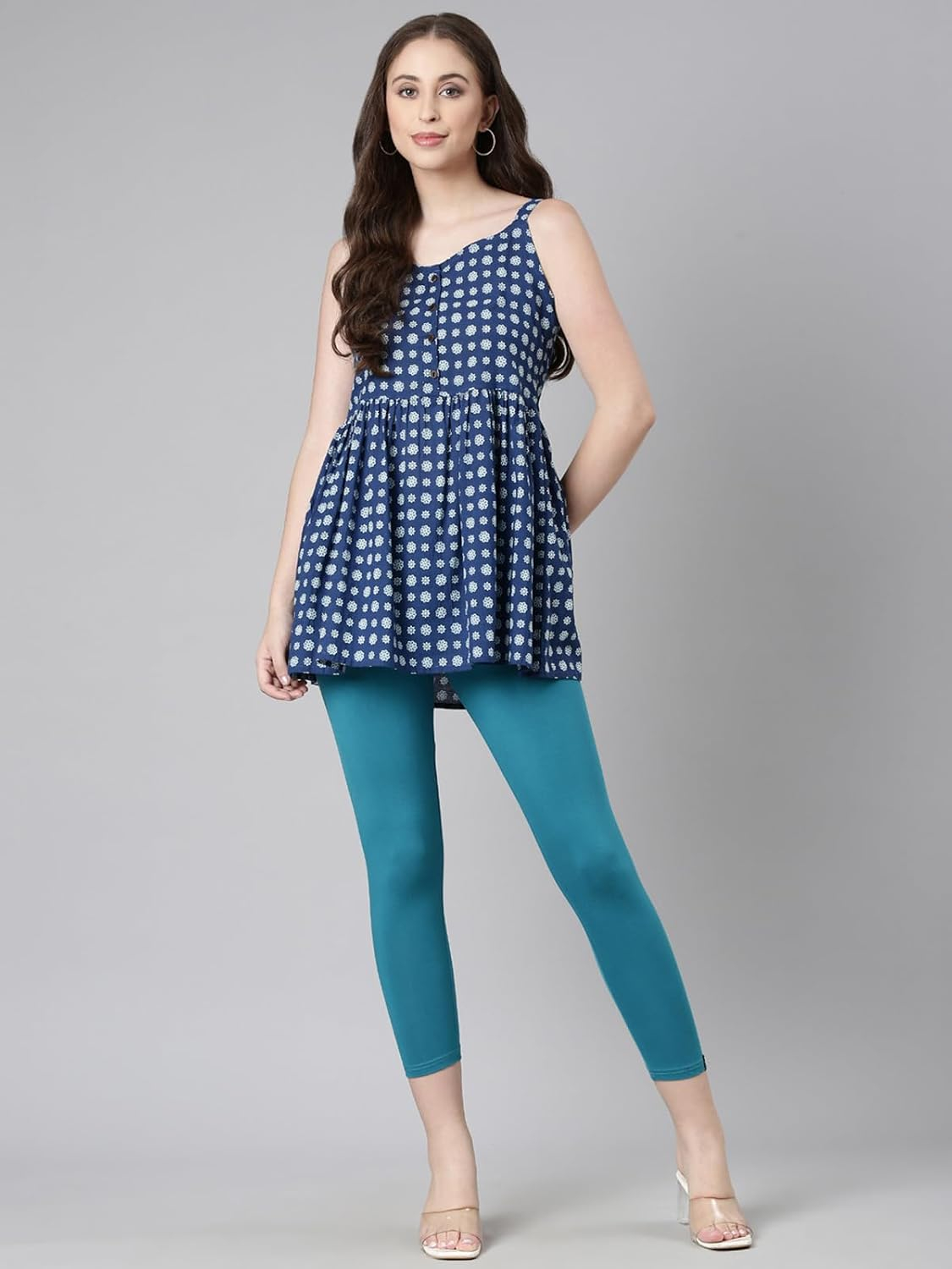 Twin Birds Women's Viscose High-Ankle Leggings - Image 121