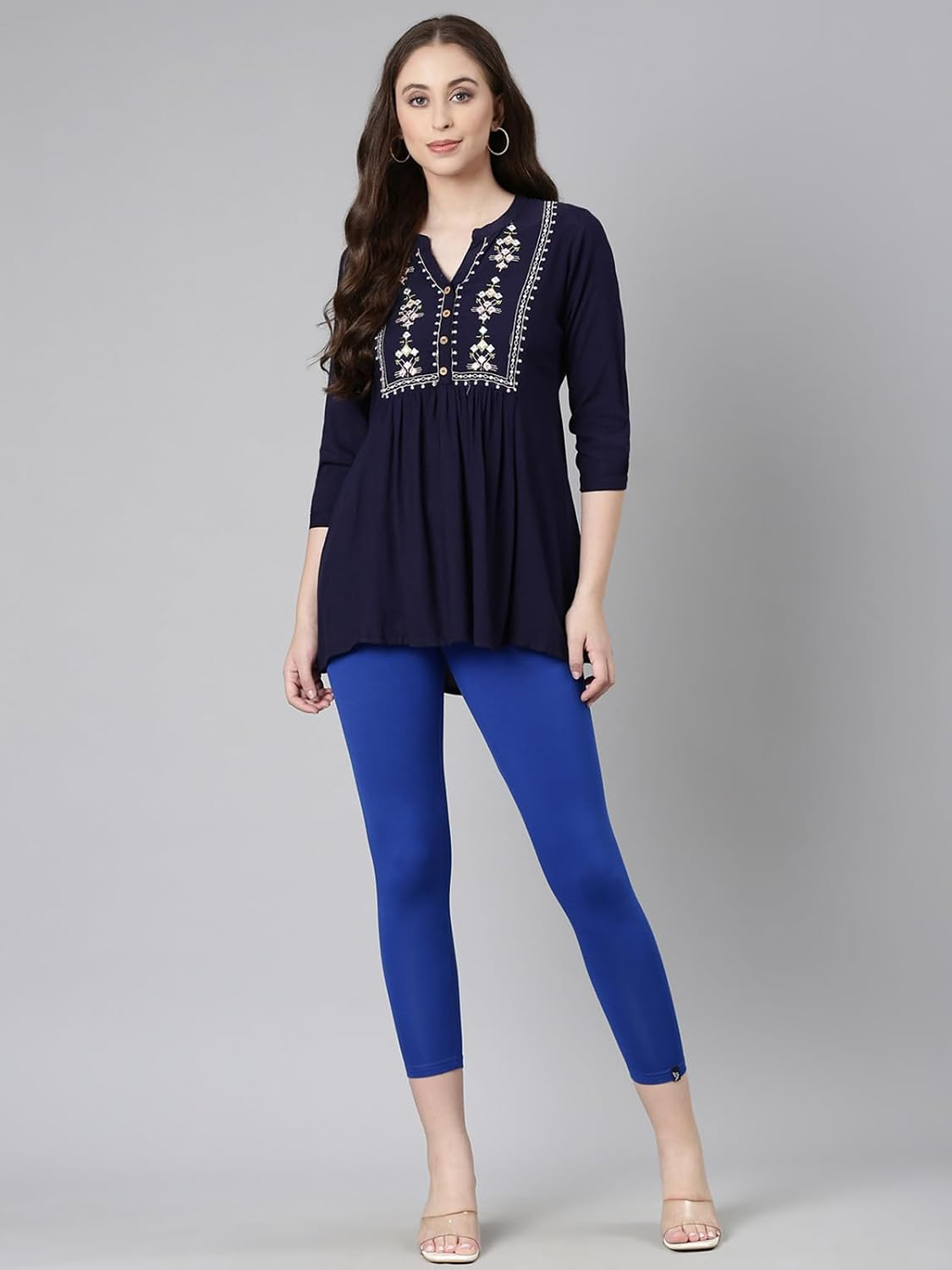 Twin Birds Women's Viscose High-Ankle Leggings - Image 127