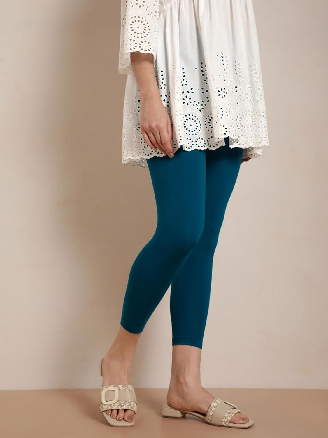 Twin Birds Women's Viscose High-Ankle Leggings - Image 131