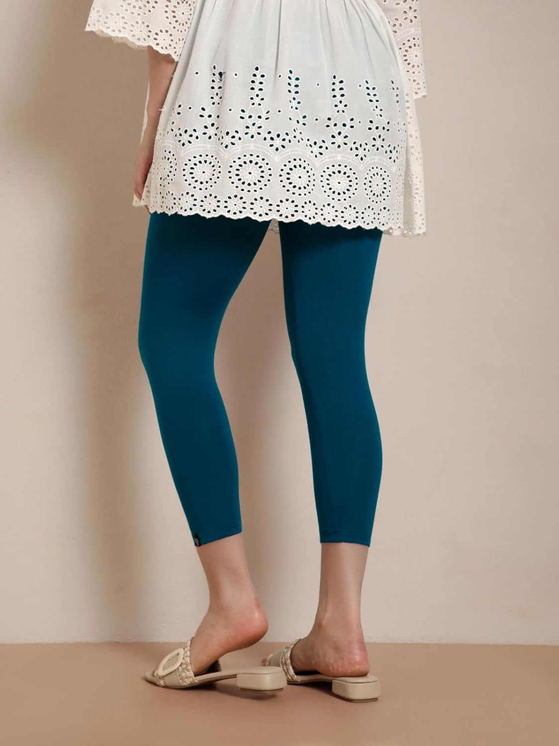 Twin Birds Women's Viscose High-Ankle Leggings - Image 132