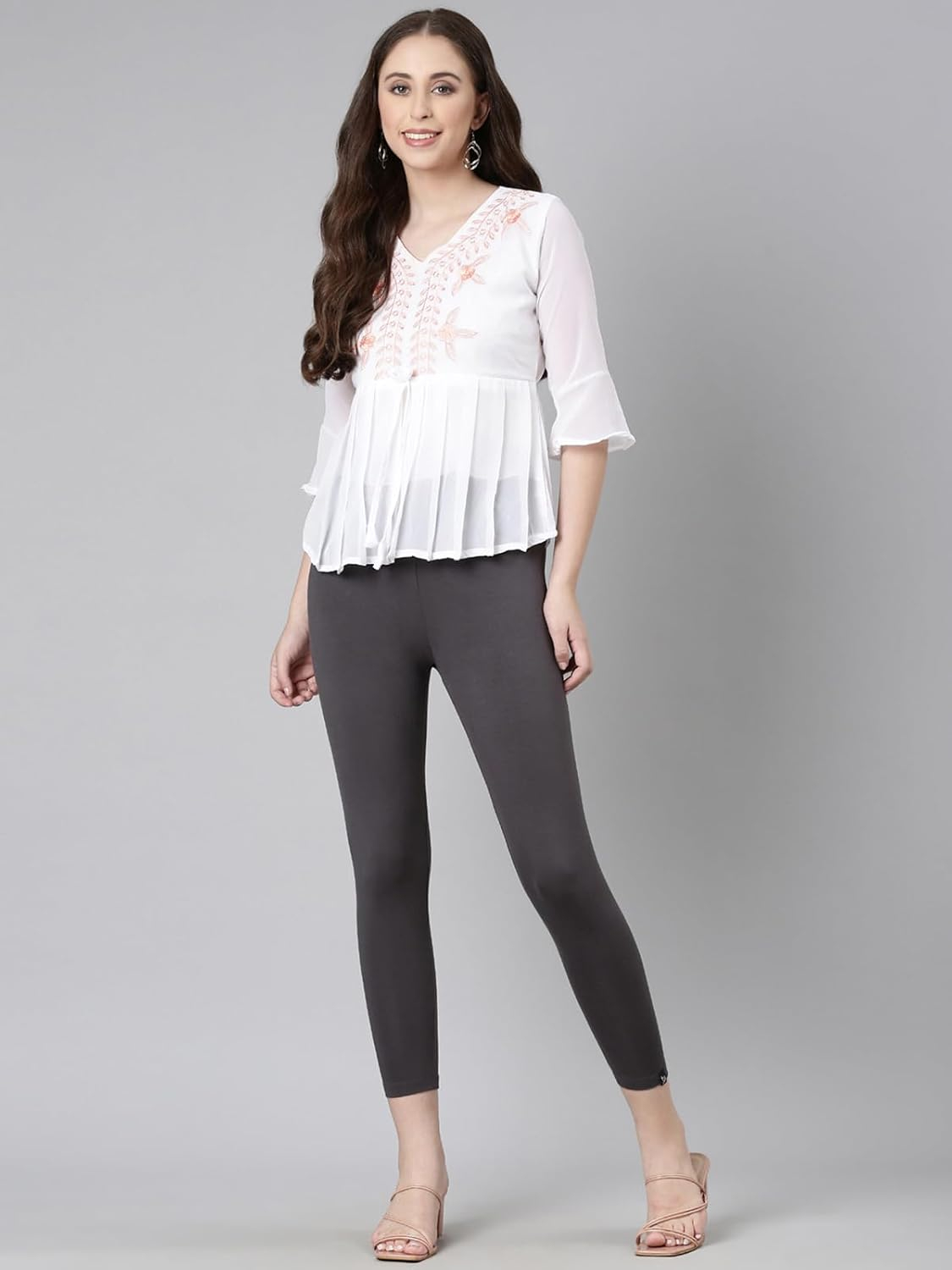 Twin Birds Women's Viscose High-Ankle Leggings - Image 139