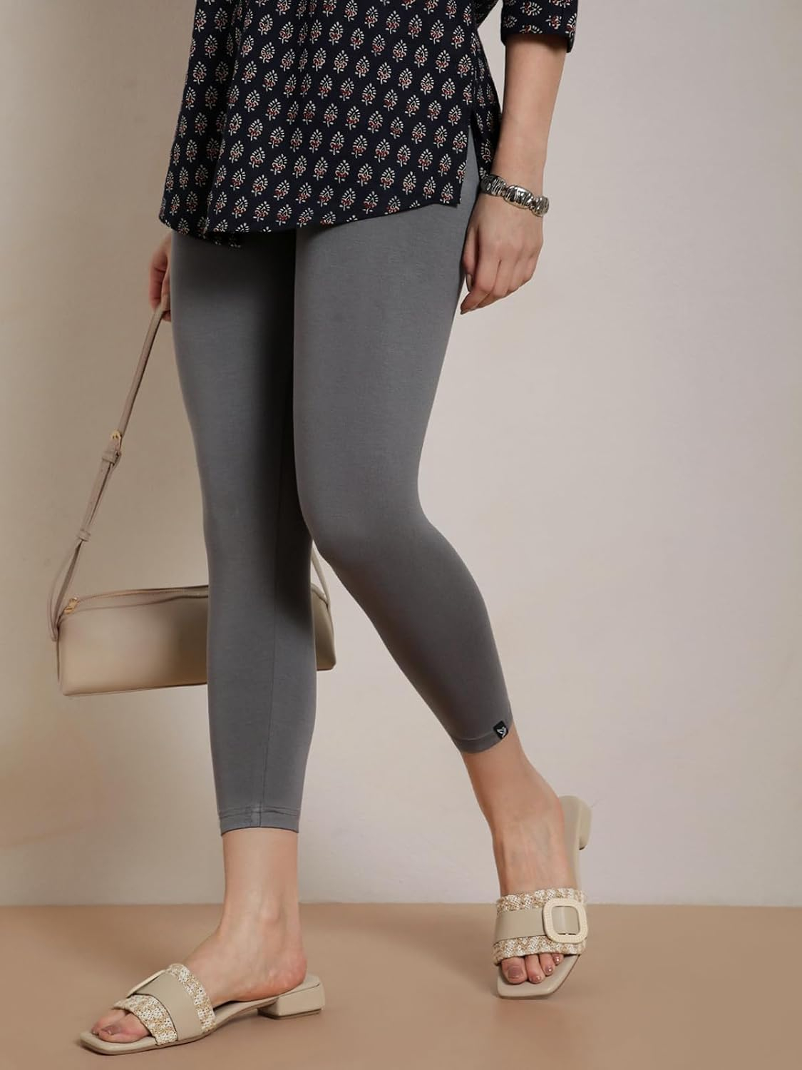Twin Birds Women's Viscose High-Ankle Leggings - Image 148