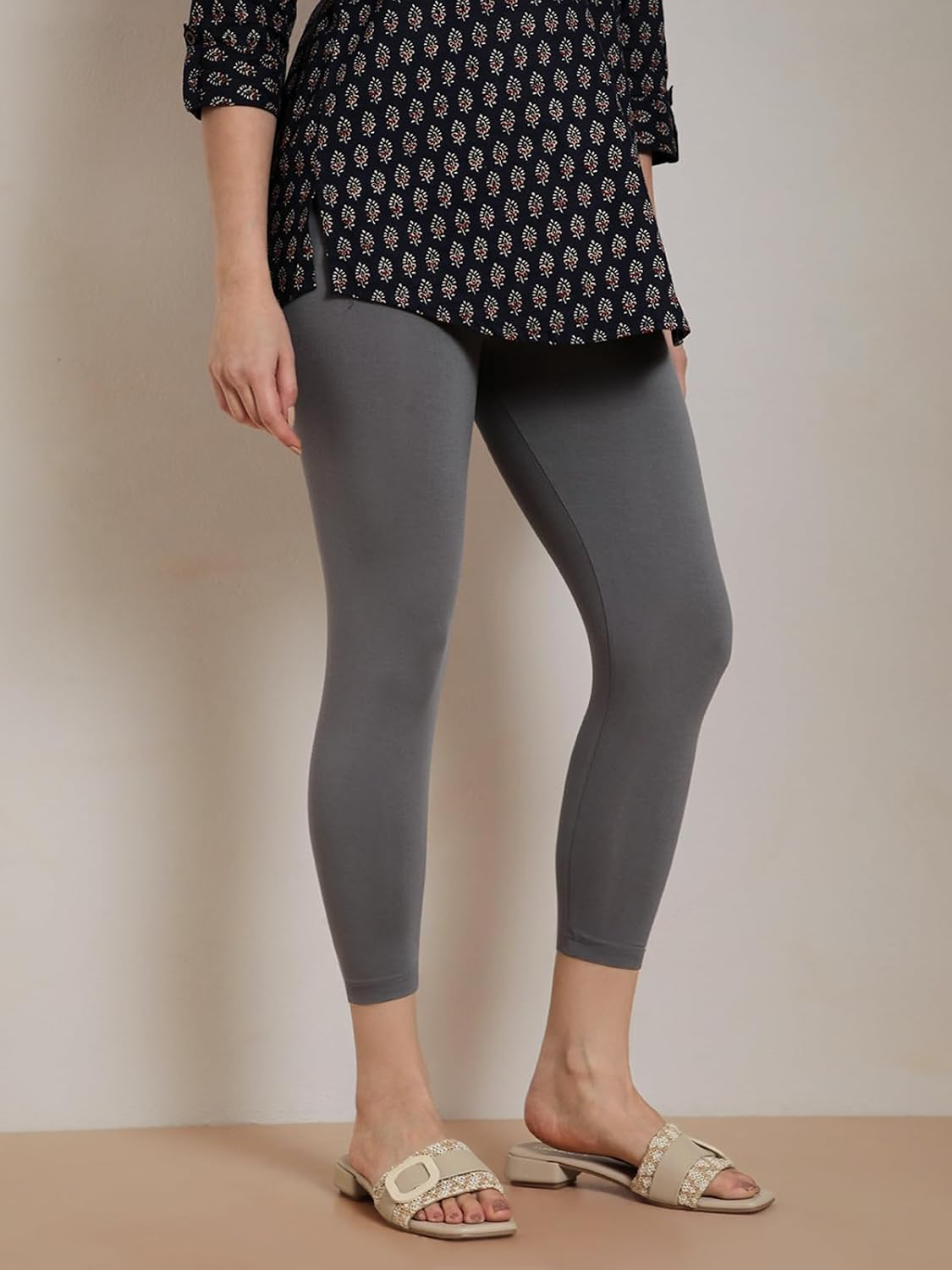 Twin Birds Women's Viscose High-Ankle Leggings - Image 149