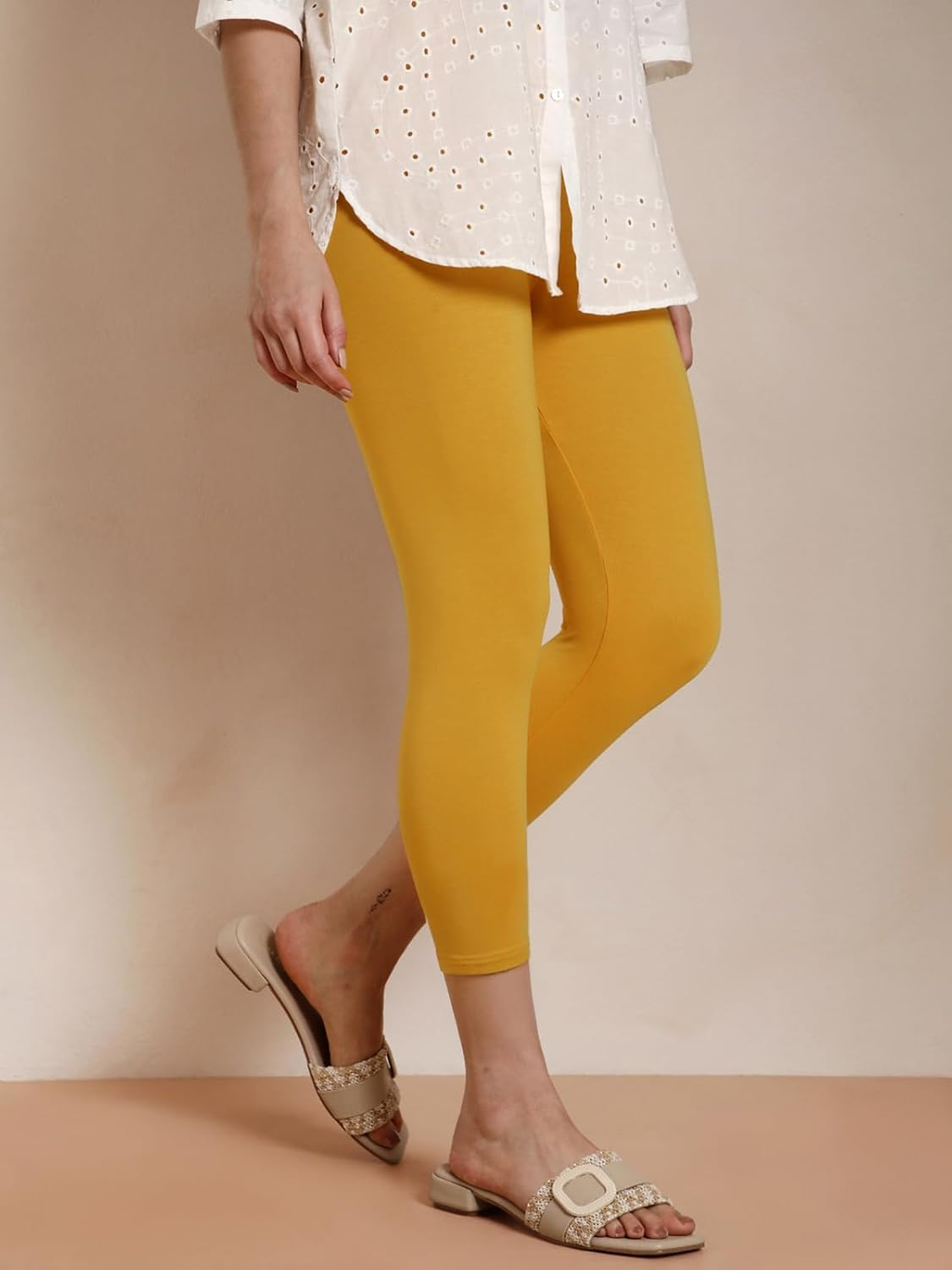Twin Birds Women's Viscose High-Ankle Leggings - Image 155