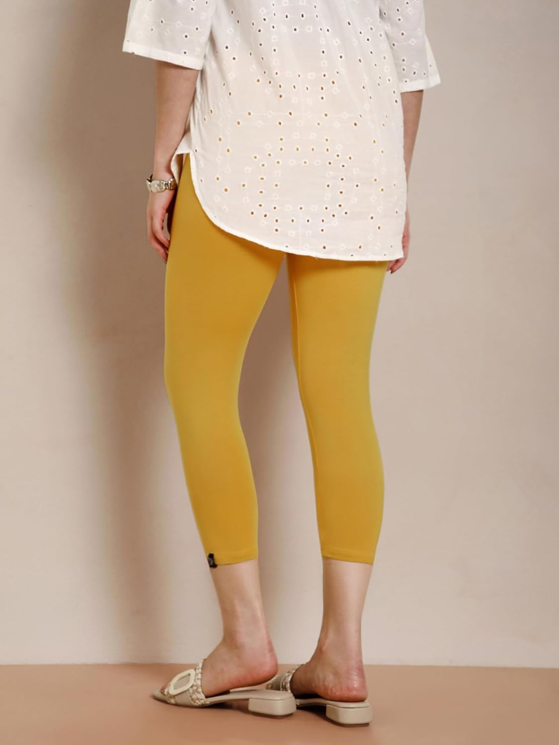 Twin Birds Women's Viscose High-Ankle Leggings - Image 156