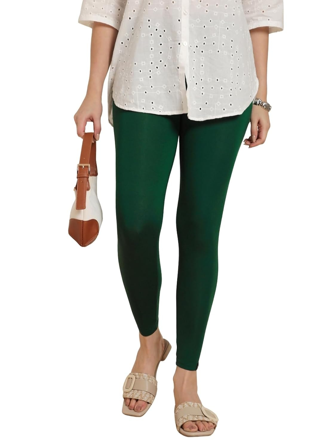 Twin Birds Women's Viscose High-Ankle Leggings - Image 159