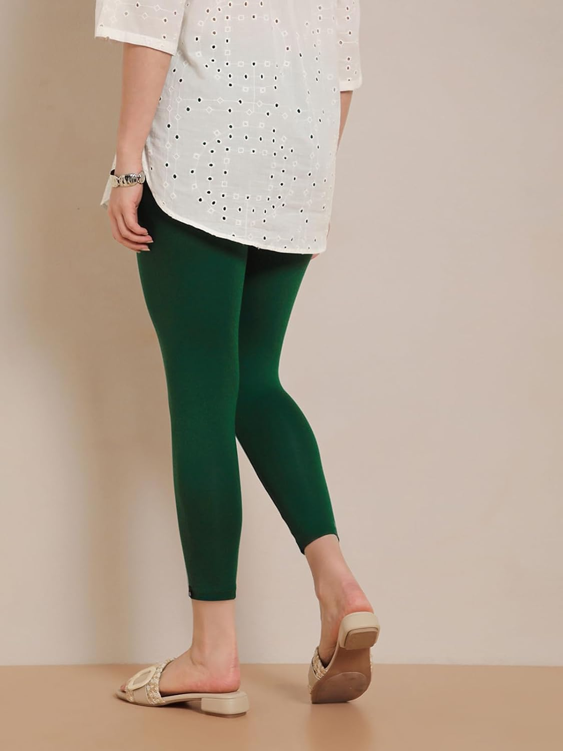 Twin Birds Women's Viscose High-Ankle Leggings - Image 162