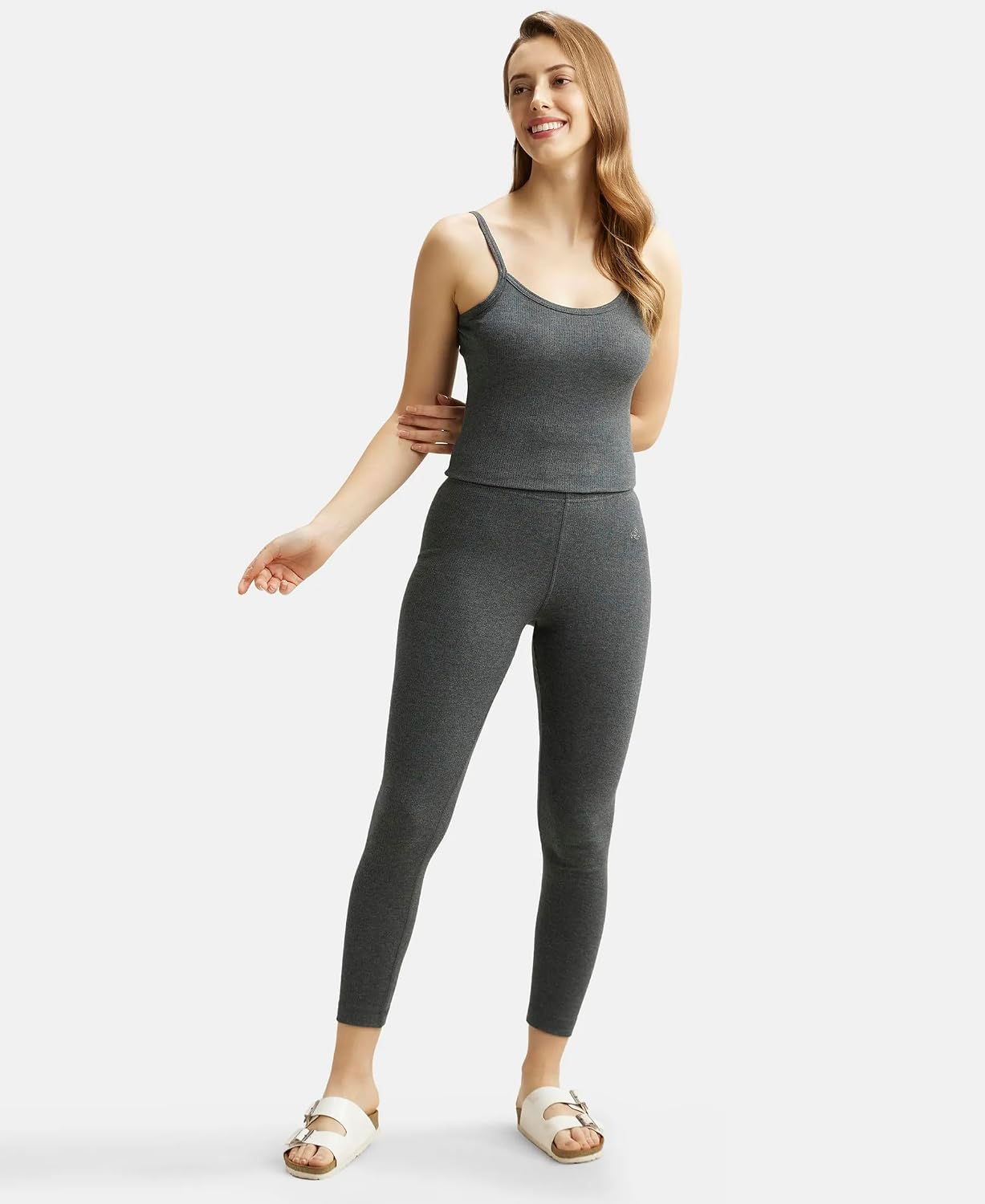 Jockey Women's Cotton-Rich Thermal Leggings - Image 6
