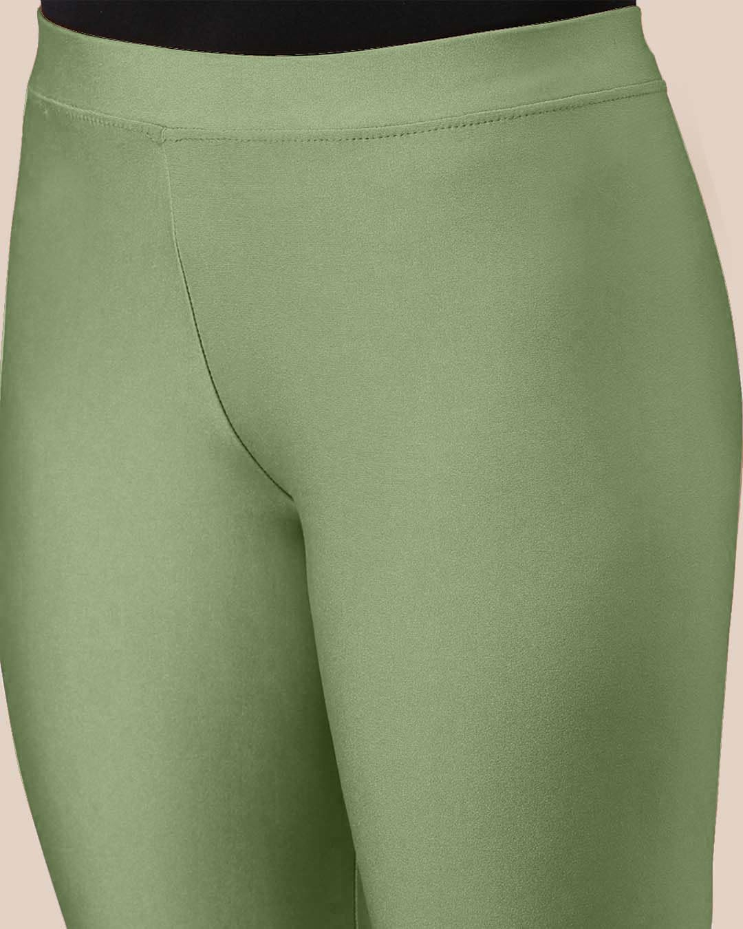 Mehrang Women's Slim-Fit Ankle-Length Shimmer Leggings - Image 3