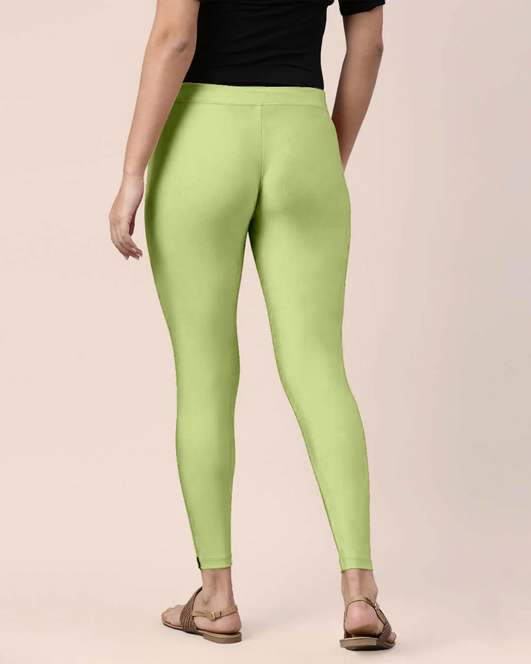 Mehrang Women's Slim-Fit Ankle-Length Shimmer Leggings - Image 9