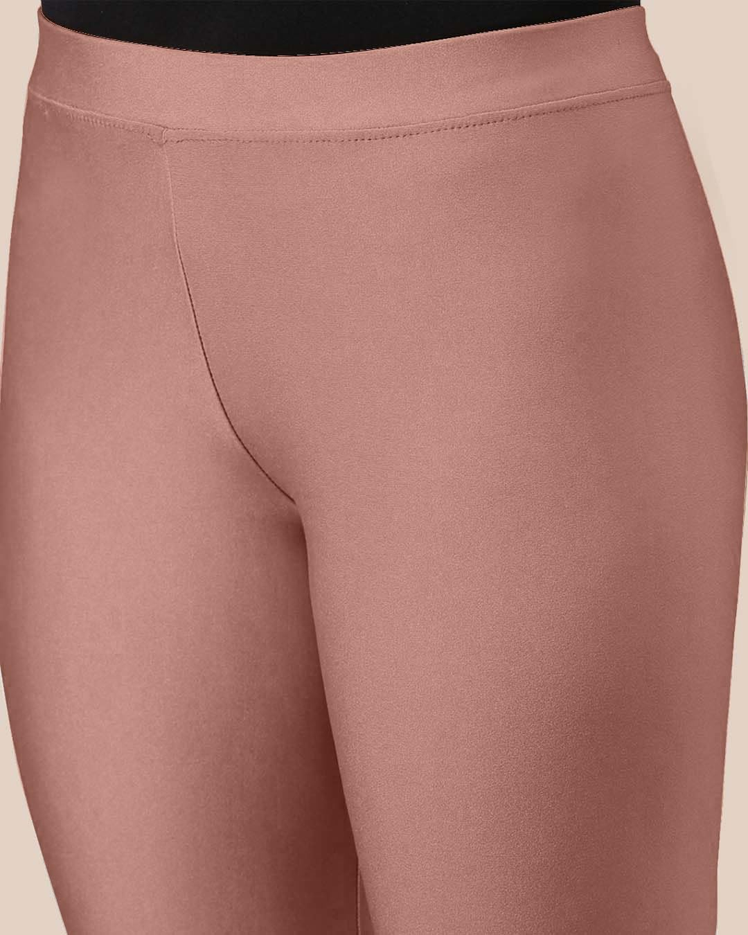 Mehrang Women's Slim-Fit Ankle-Length Shimmer Leggings - Image 94