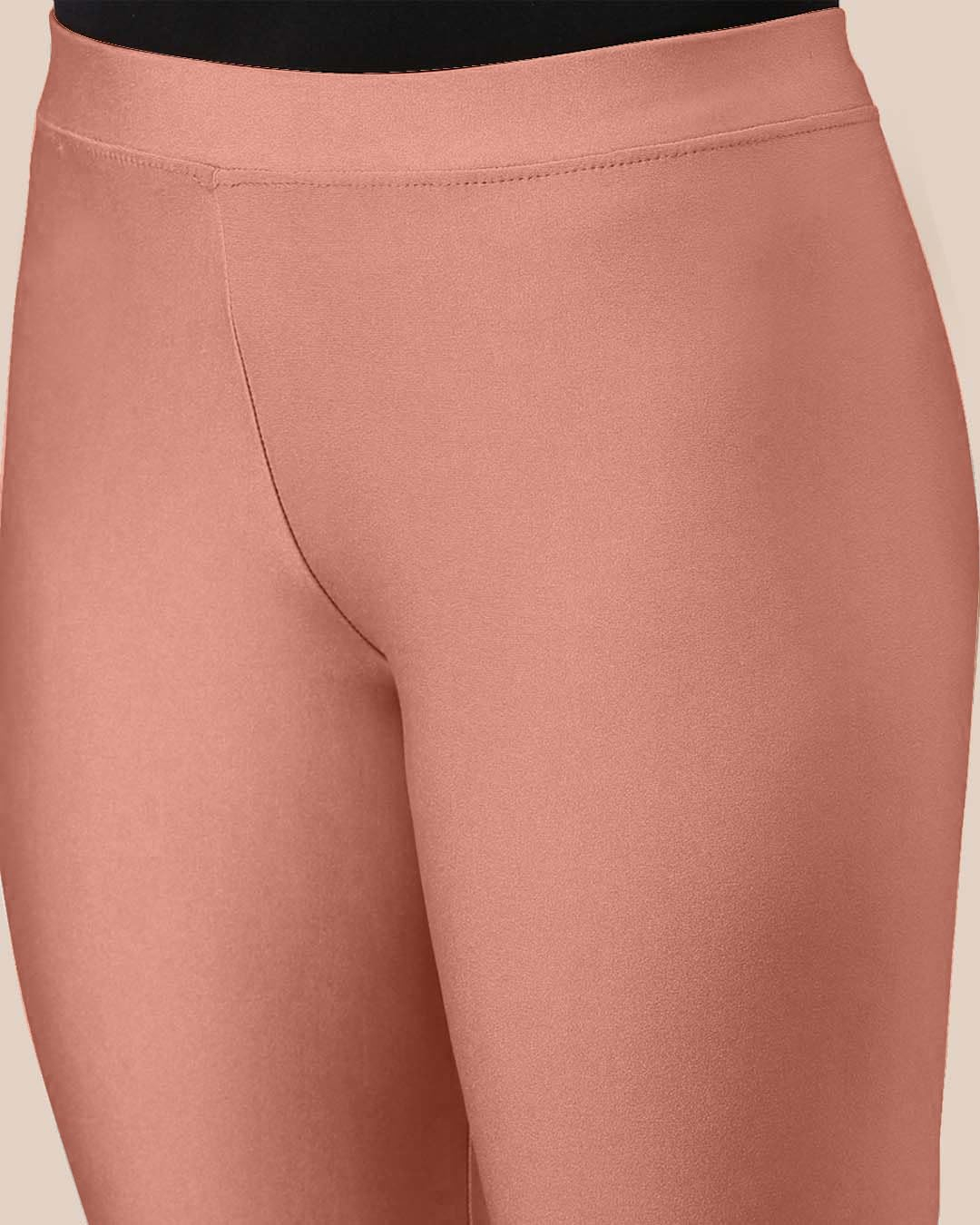 Mehrang Women's Slim-Fit Ankle-Length Shimmer Leggings - Image 143