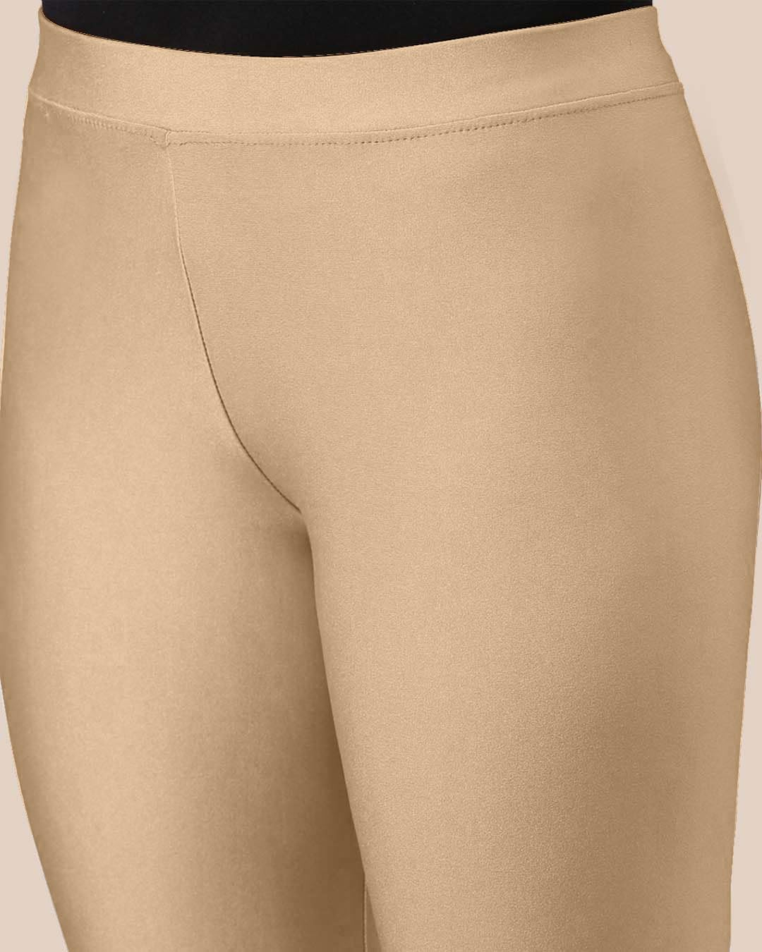 Mehrang Women's Slim-Fit Ankle-Length Shimmer Leggings - Image 157