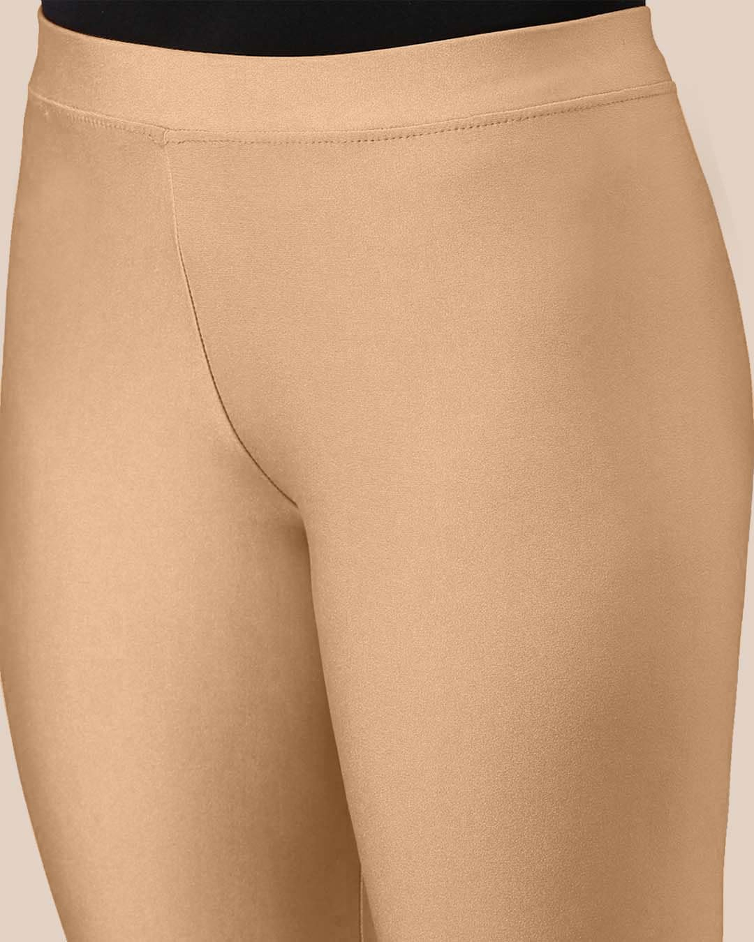 Mehrang Women's Slim-Fit Ankle-Length Shimmer Leggings - Image 178
