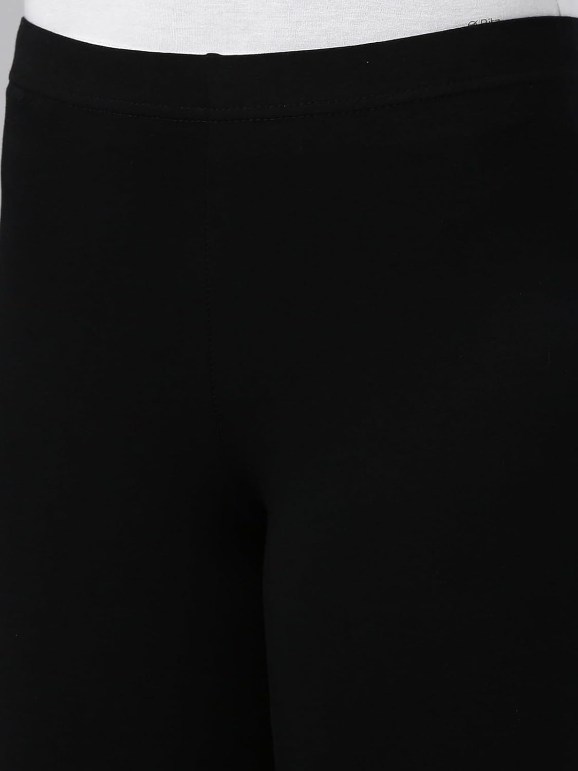 GO COLORS Women's Mid-Rise Cropped Cotton Leggings - Image 4
