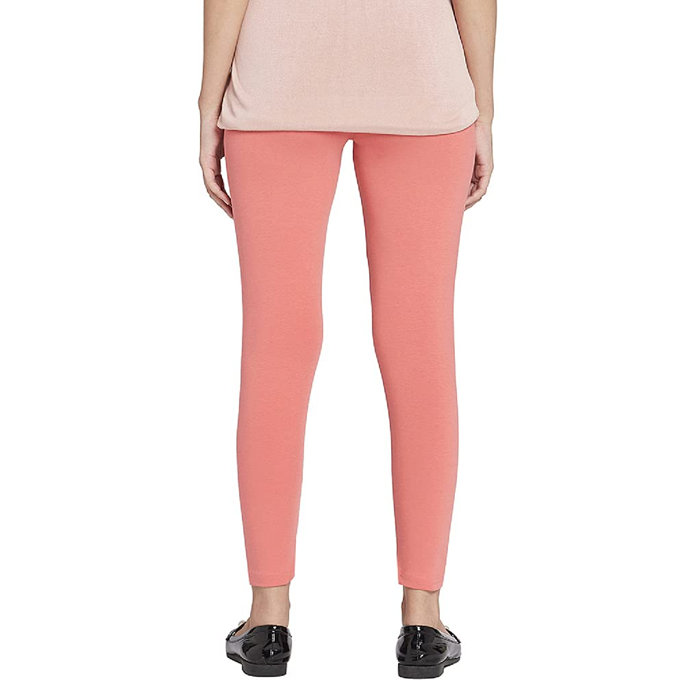 GO COLORS Women's Mid-Rise Cropped Cotton Leggings - Image 25