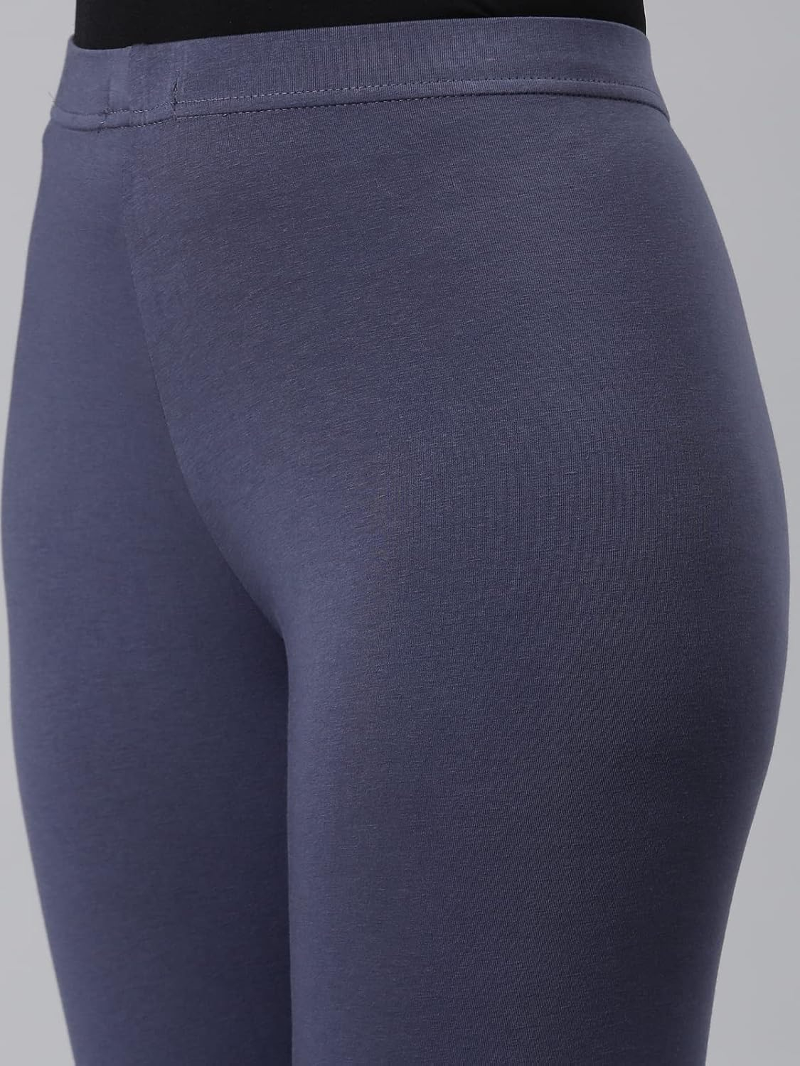 GO COLORS Women's Mid-Rise Cropped Cotton Leggings - Image 38