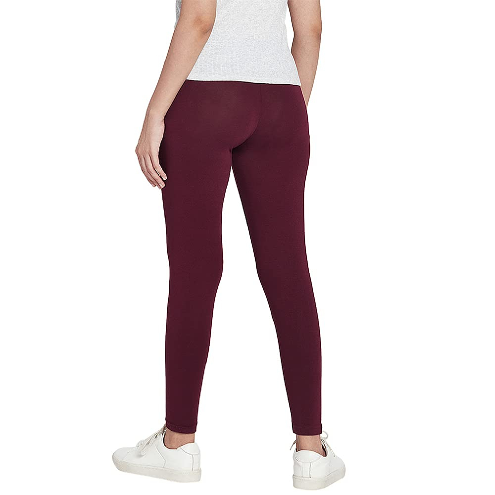 GO COLORS Women's Mid-Rise Cropped Cotton Leggings - Image 62