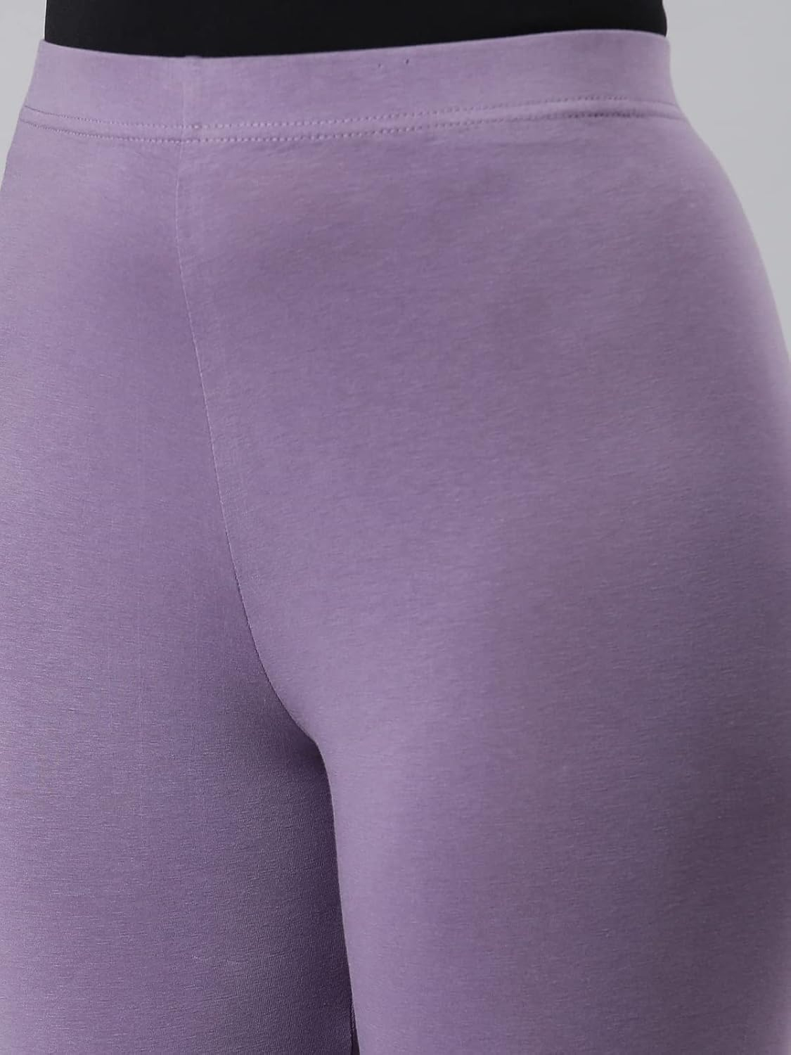 GO COLORS Women's Mid-Rise Cropped Cotton Leggings - Image 69