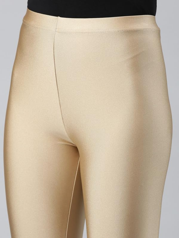 GO COLORS Women's Mid-Rise Cropped Cotton Leggings - Image 86