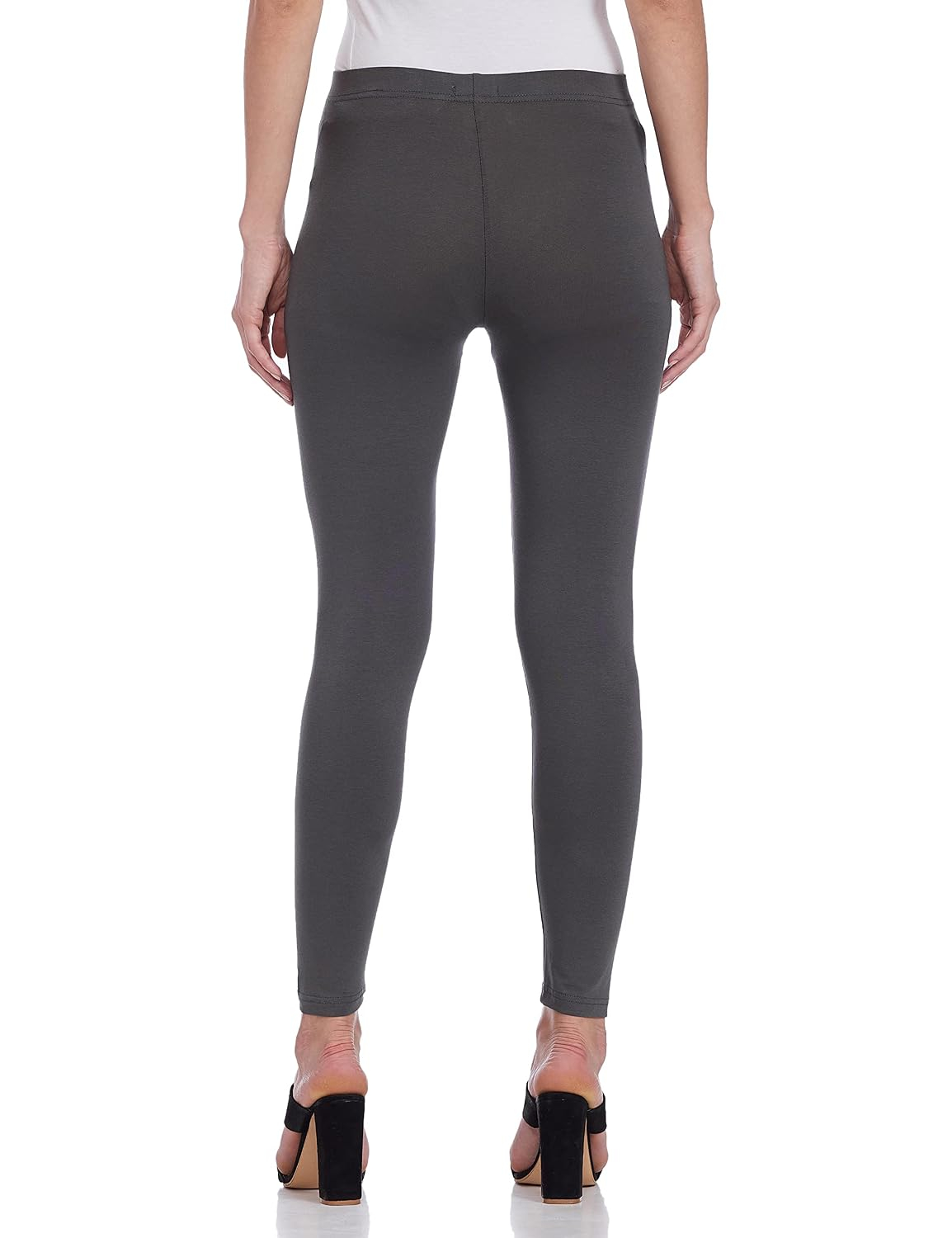 GO COLORS Women's Mid-Rise Cropped Cotton Leggings - Image 94