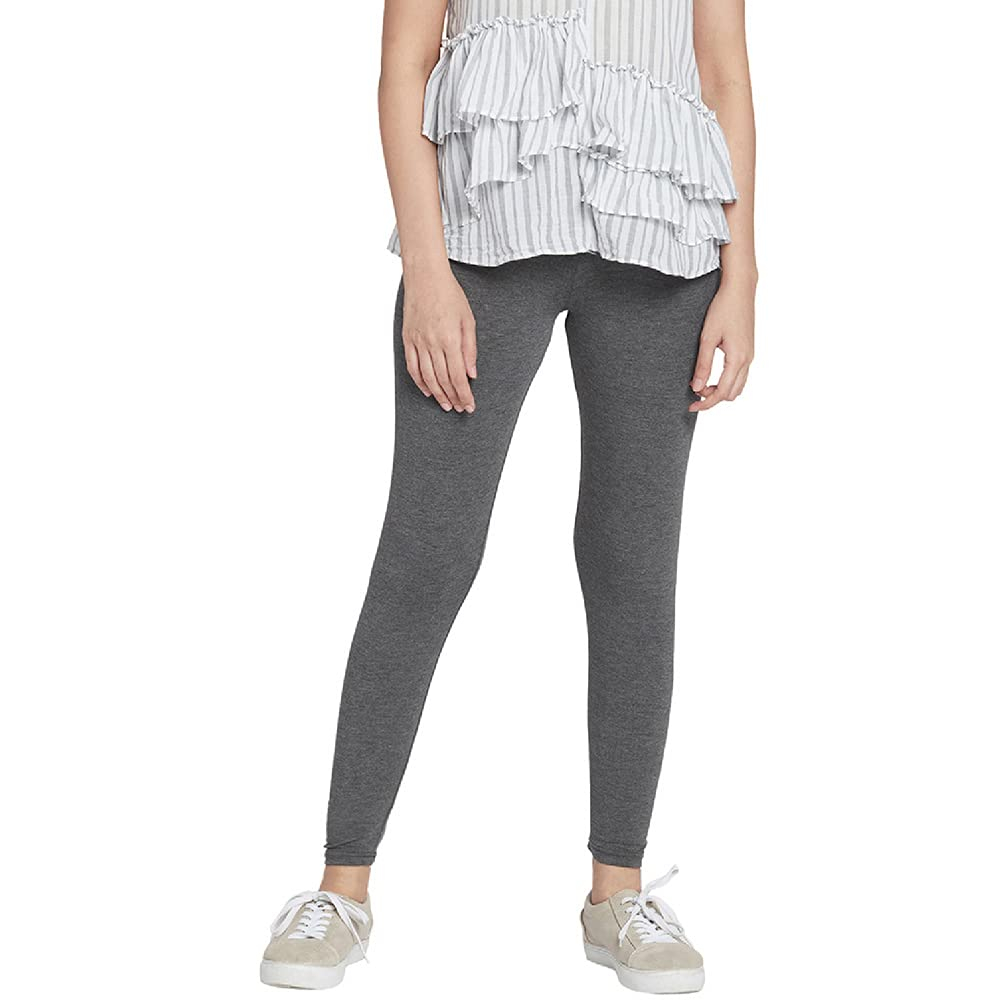 GO COLORS Women's Mid-Rise Cropped Cotton Leggings - Image 158