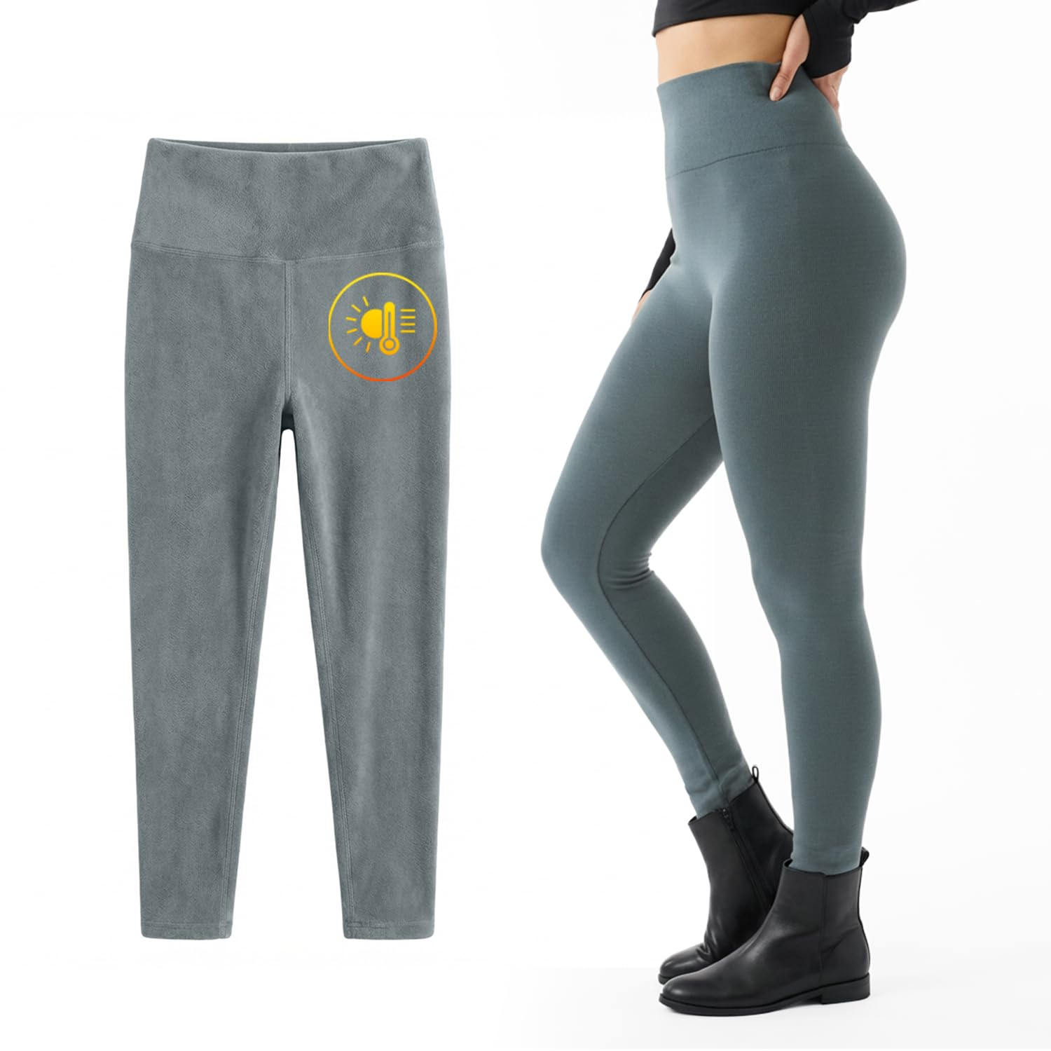 Boldfit Women's Fleece Thermal Leggings - Image 7