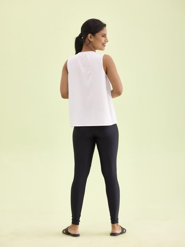 GO COLORS Women's Mid-Rise Skinny Shimmer Leggings - Image 52