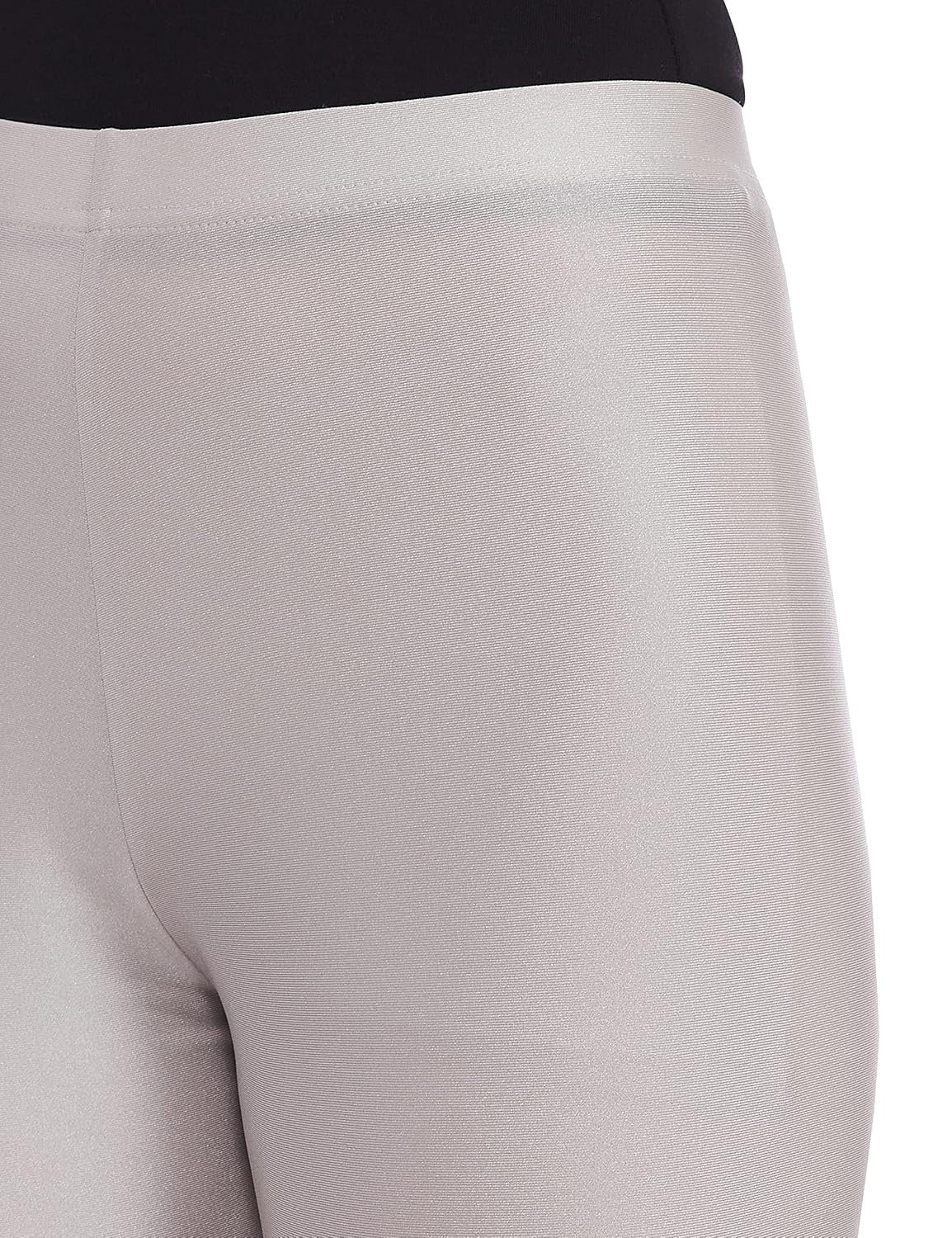 GO COLORS Women's Mid-Rise Skinny Shimmer Leggings - Image 70