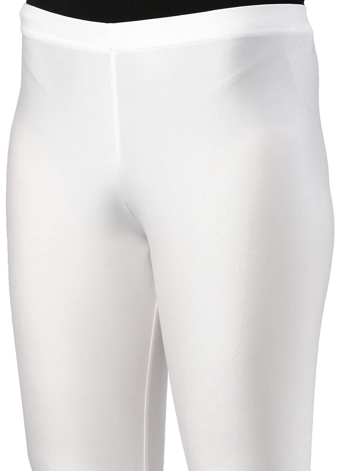 GO COLORS Women's Mid-Rise Skinny Shimmer Leggings - Image 99