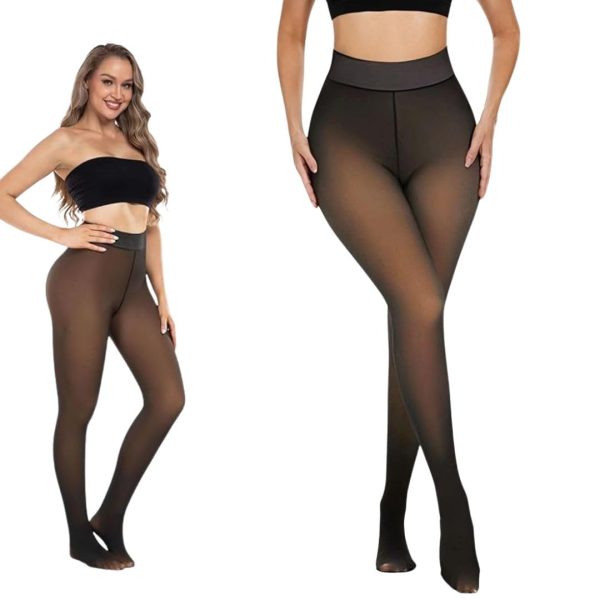 Kaththai Women's High-Rise Fleece Thermal Leggings