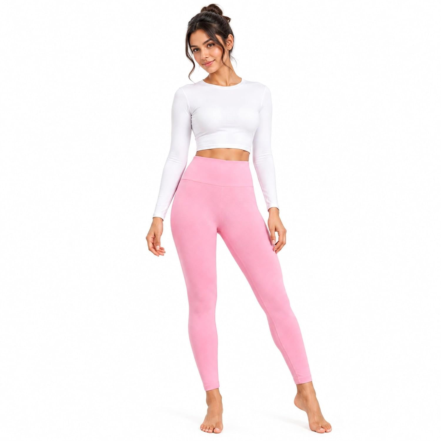 Kaththai Women's High-Rise Fleece Thermal Leggings - Image 7