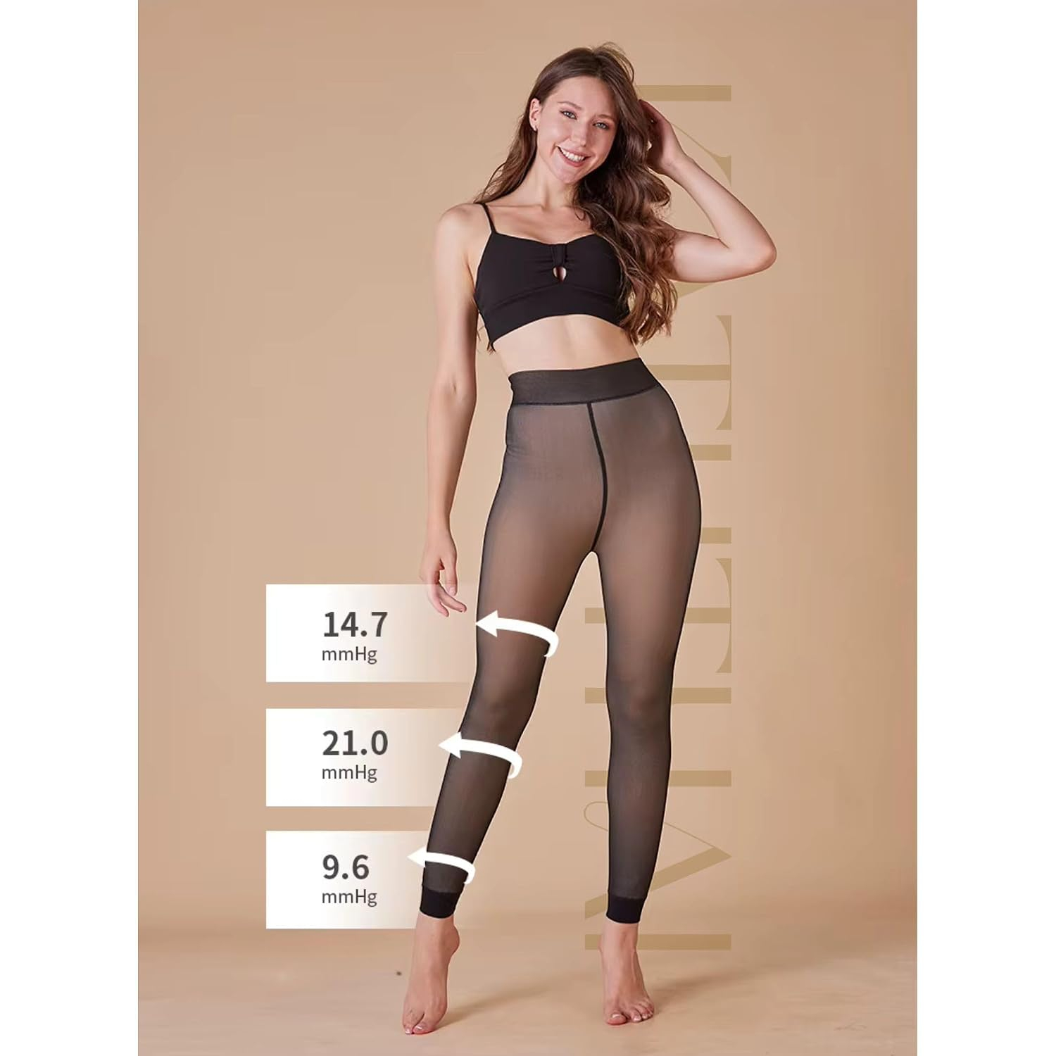 Kaththai Women's High-Rise Fleece Thermal Leggings - Image 19