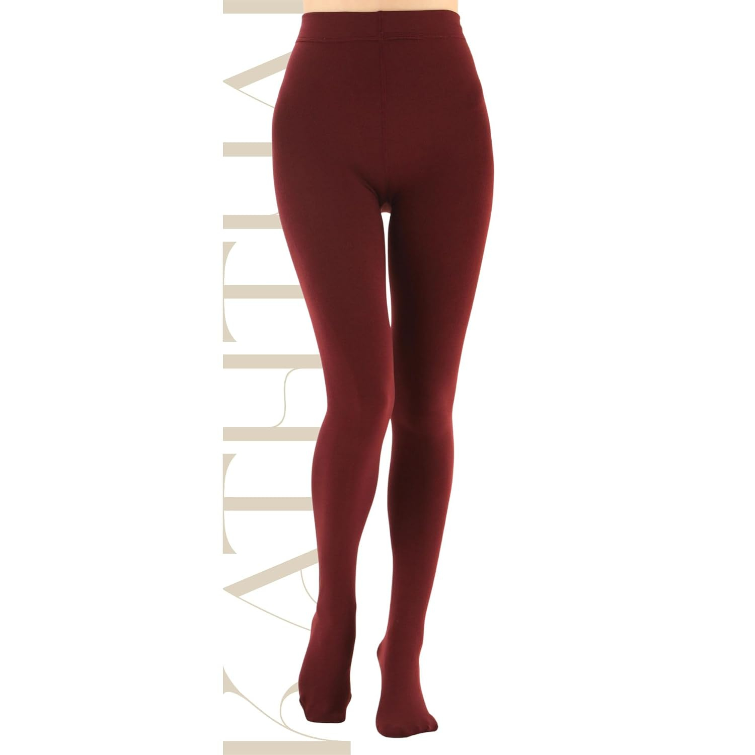 Kaththai Women's High-Rise Fleece Thermal Leggings - Image 28
