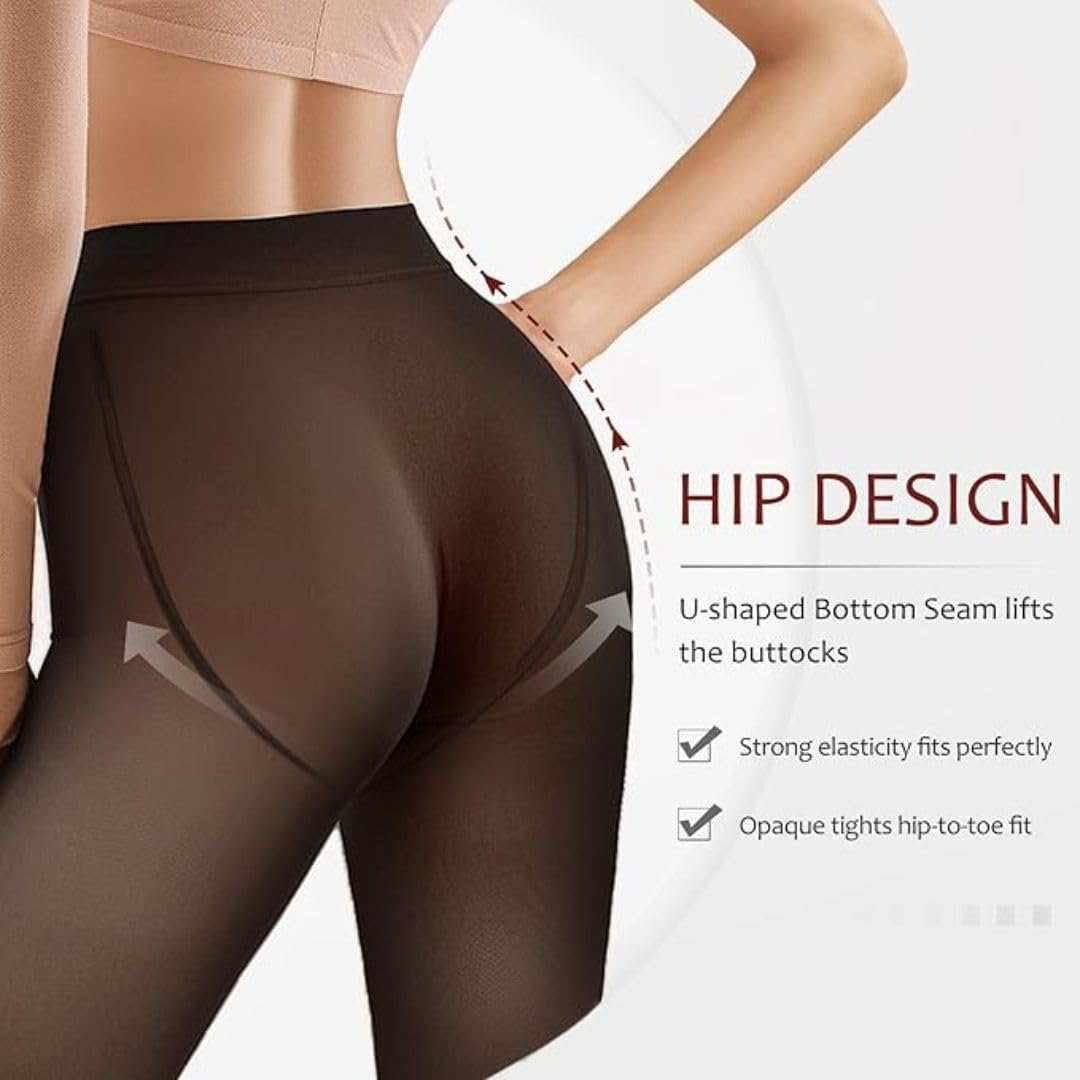 Kaththai Women's High-Rise Fleece Thermal Leggings - Image 38