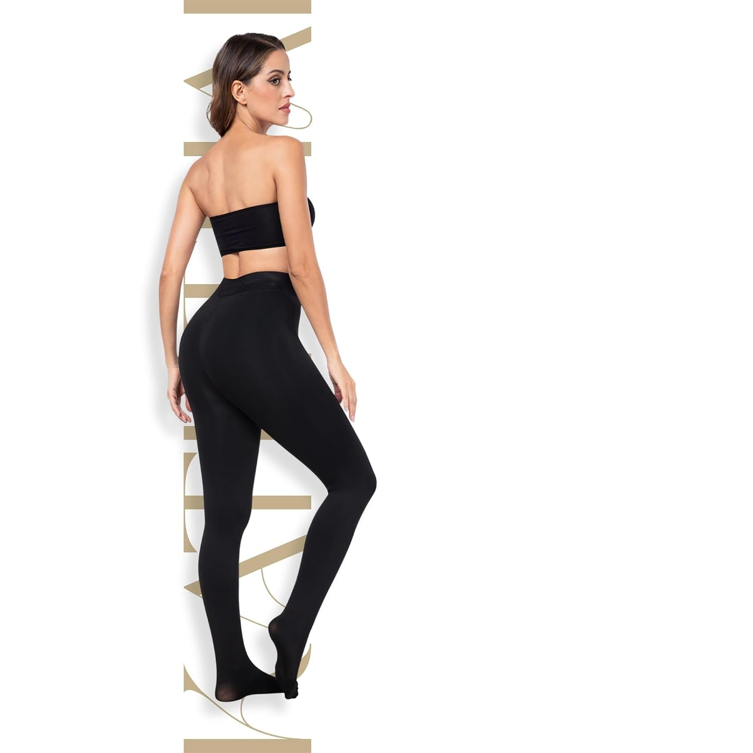Kaththai Women's High-Rise Fleece Thermal Leggings - Image 45