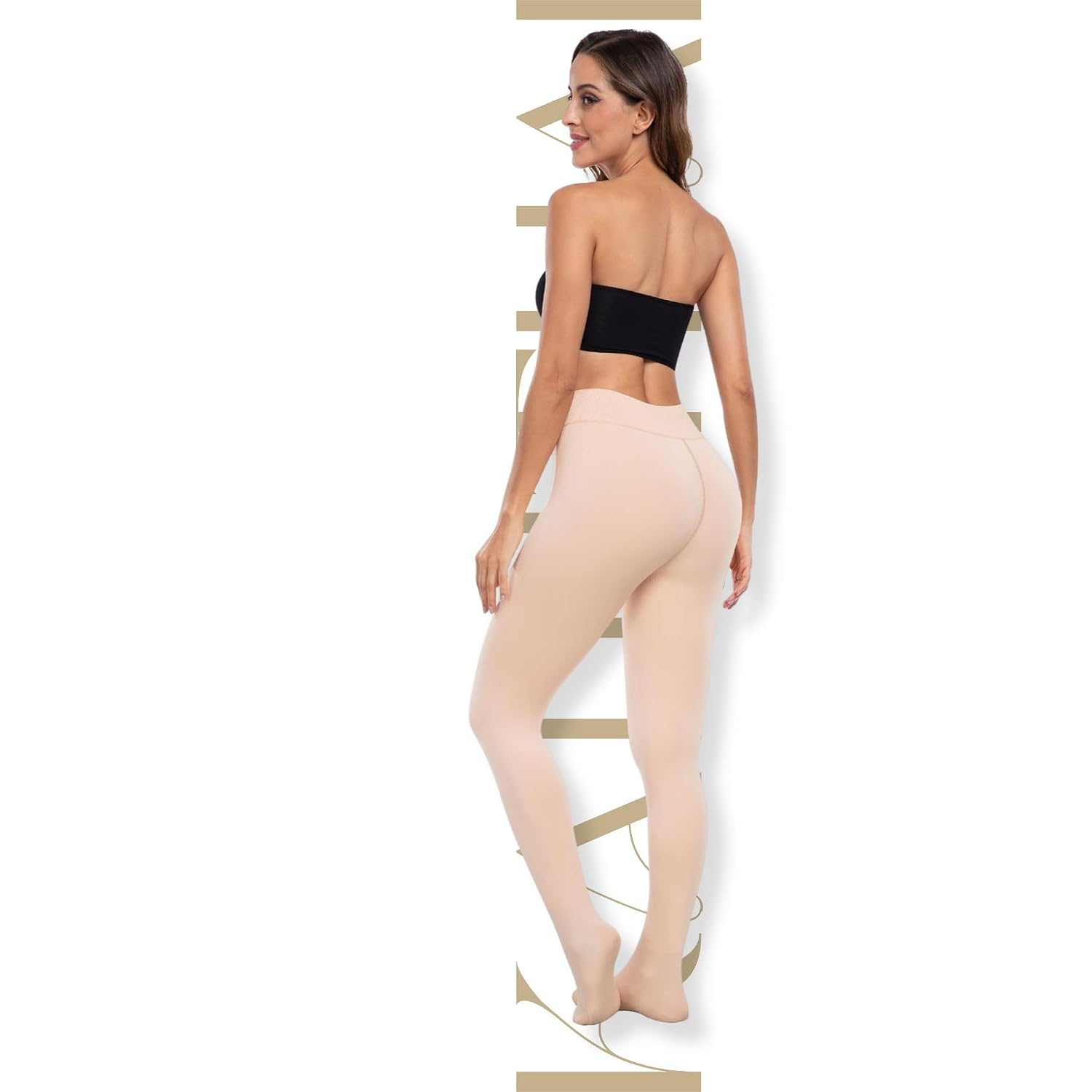 Kaththai Women's High-Rise Fleece Thermal Leggings - Image 56