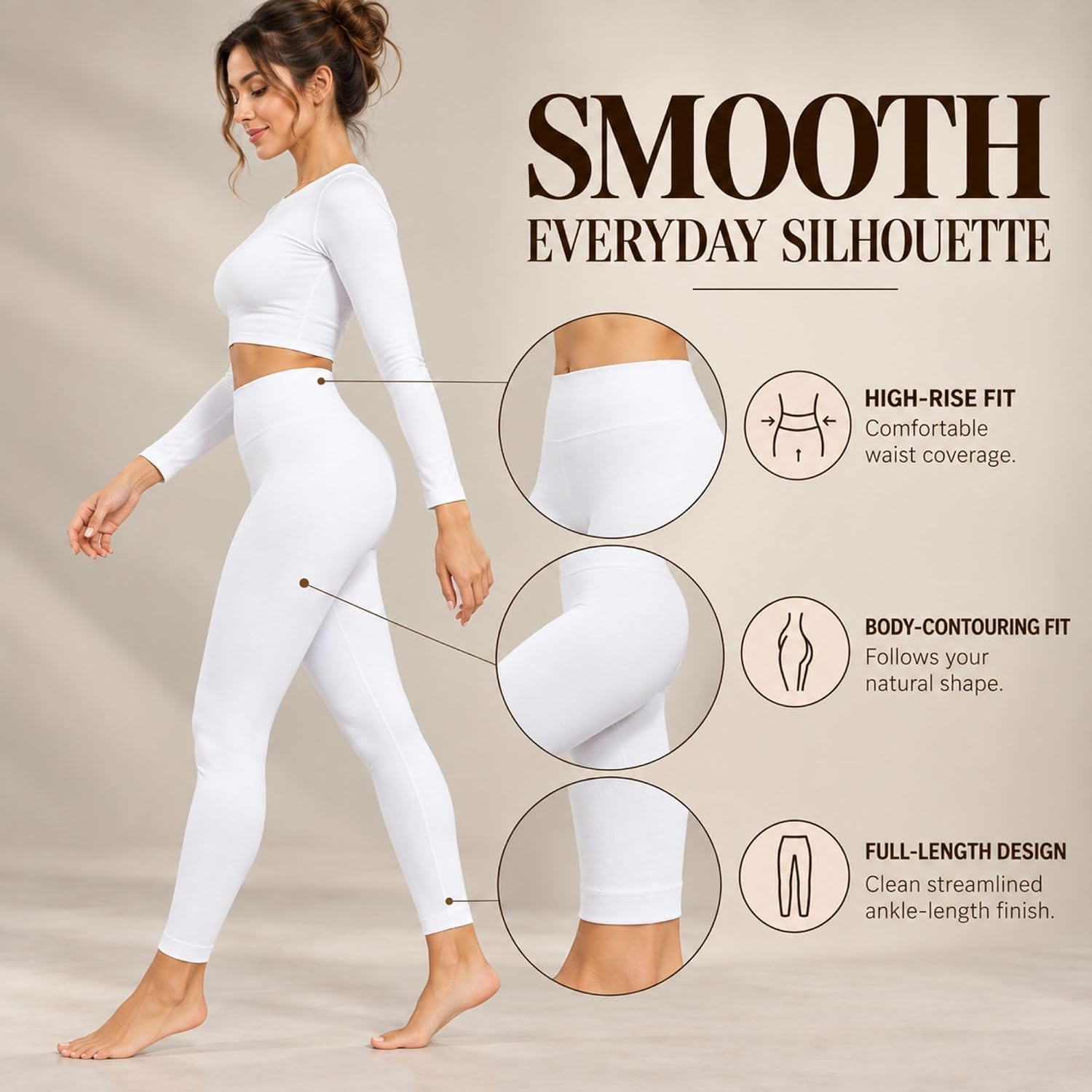 Kaththai Women's High-Rise Fleece Thermal Leggings - Image 64