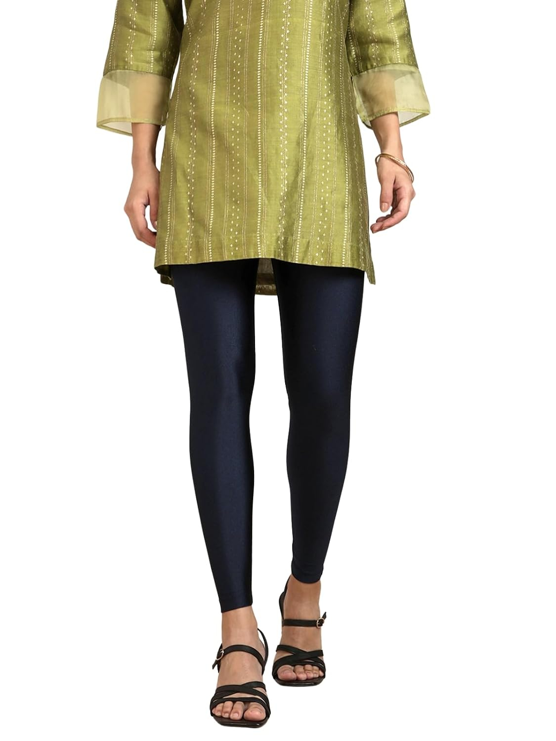 Twin Birds Women's Stretch Shimmer Leggings - Image 13
