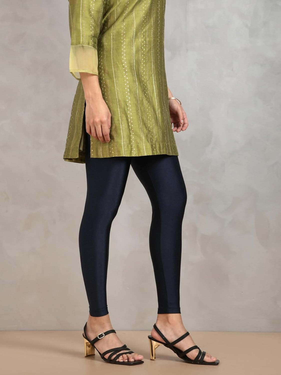 Twin Birds Women's Stretch Shimmer Leggings - Image 15