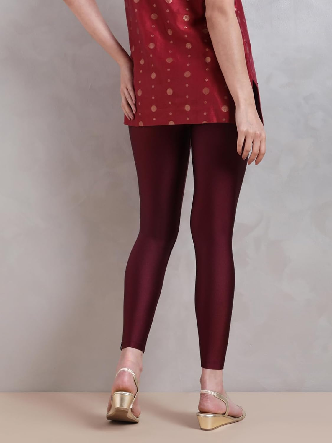 Twin Birds Women's Stretch Shimmer Leggings - Image 22